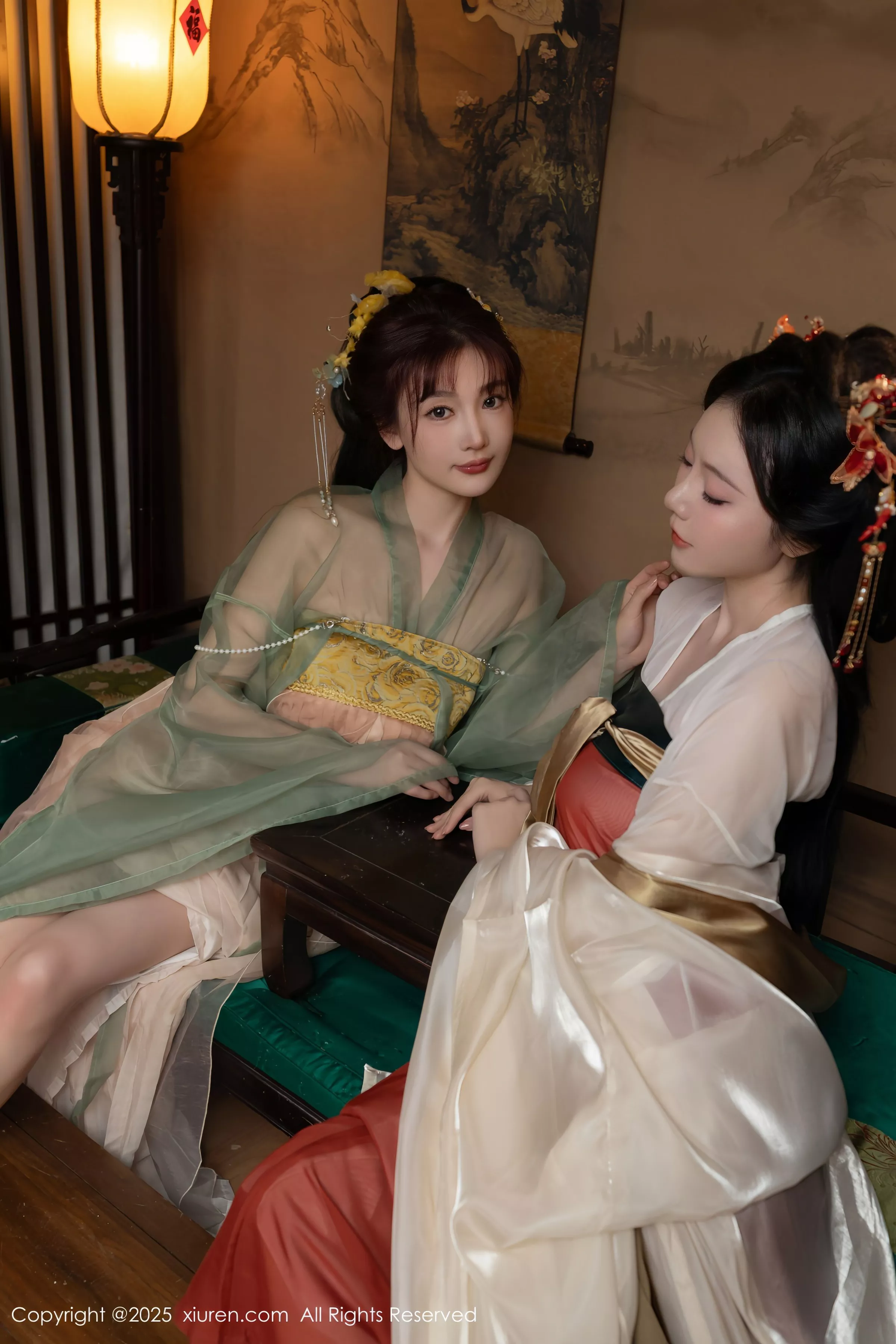 合集陆萱萱＆安然anran激情互动薄纱古装撩人绝美写真 第 78 张