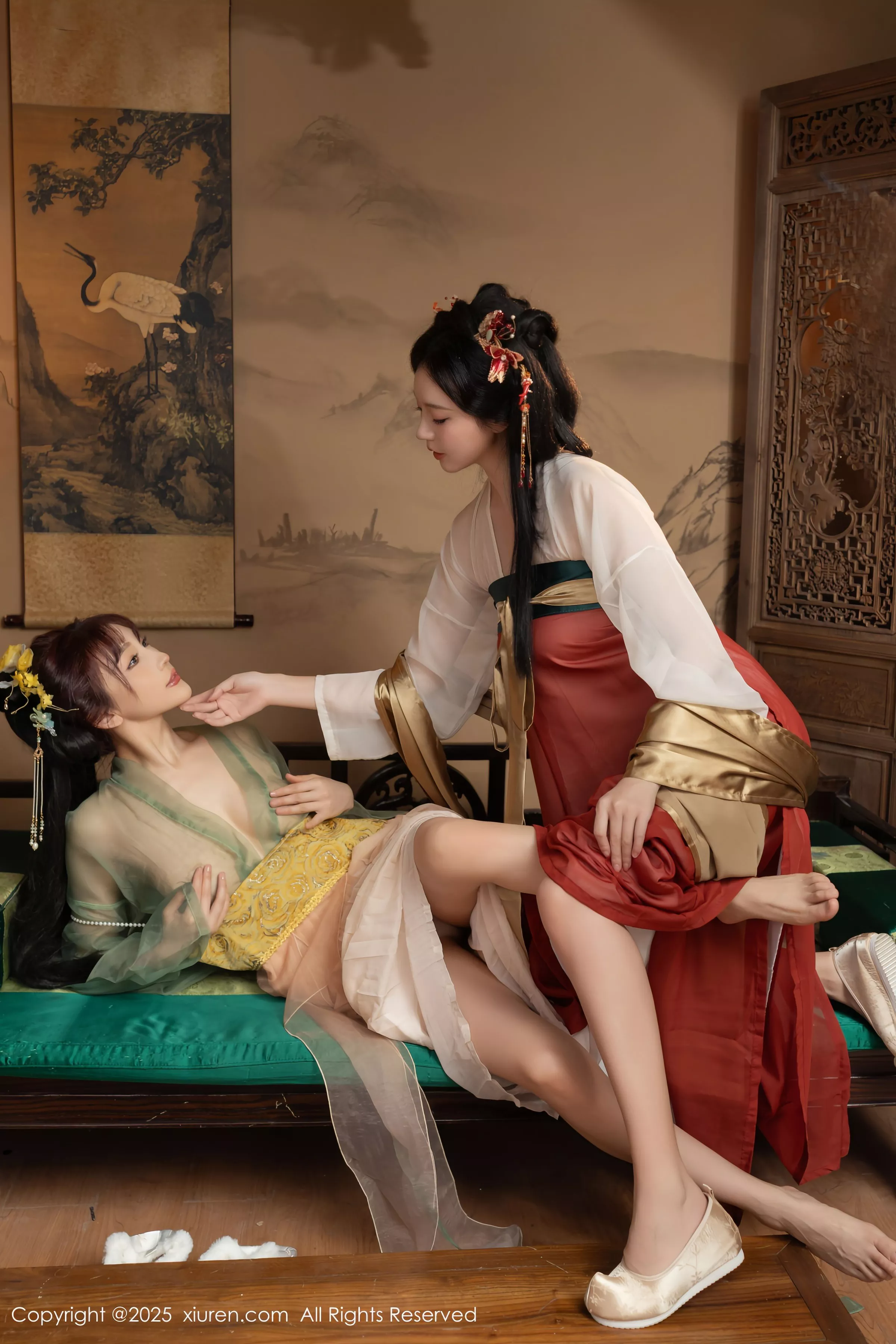 合集陆萱萱＆安然anran激情互动薄纱古装撩人绝美写真 第 84 张