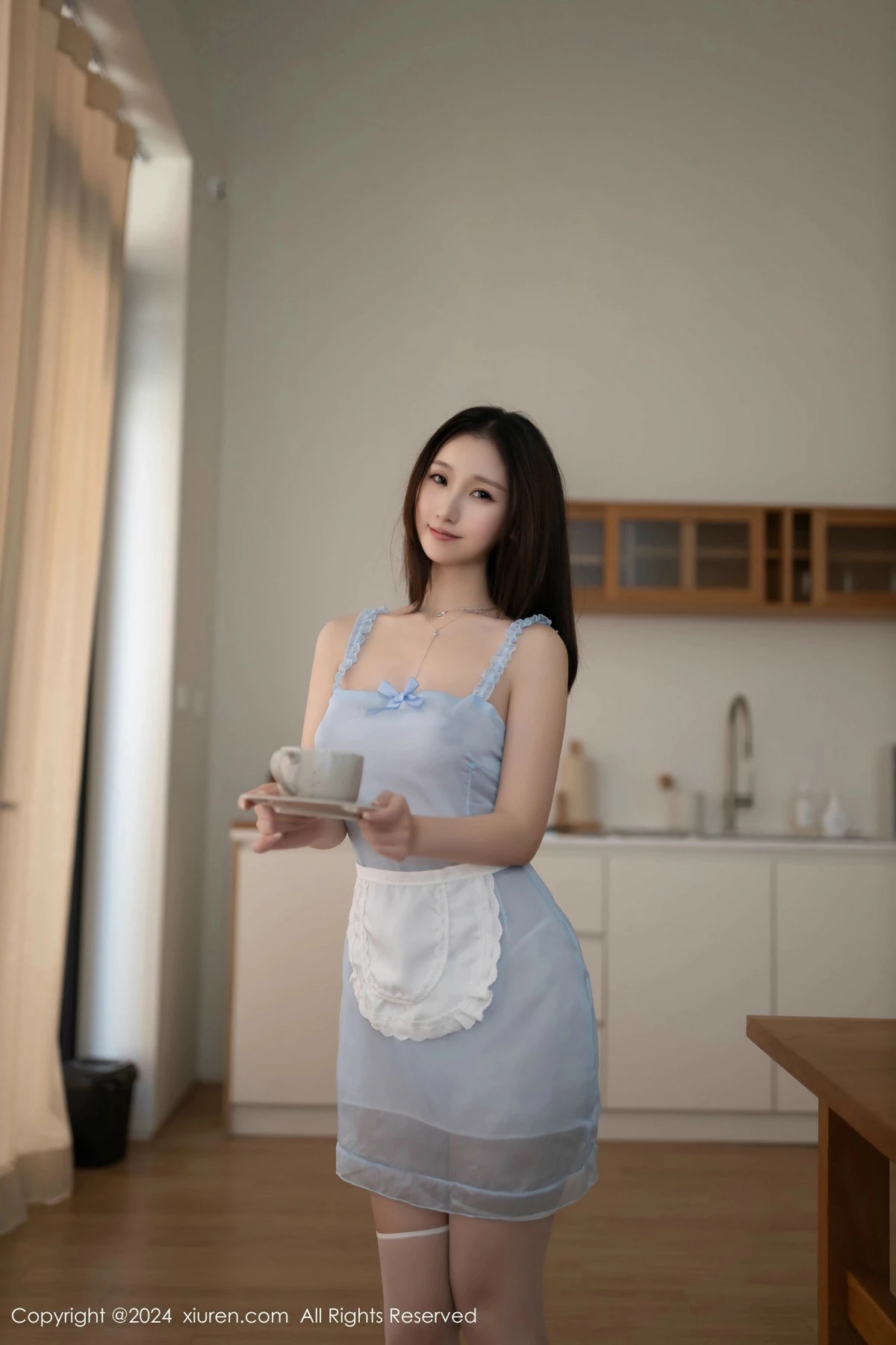 合集鱼子酱＆杏子Yada性感姐妹花白丝袜秀美腿撩人绝美写真 第 23 张