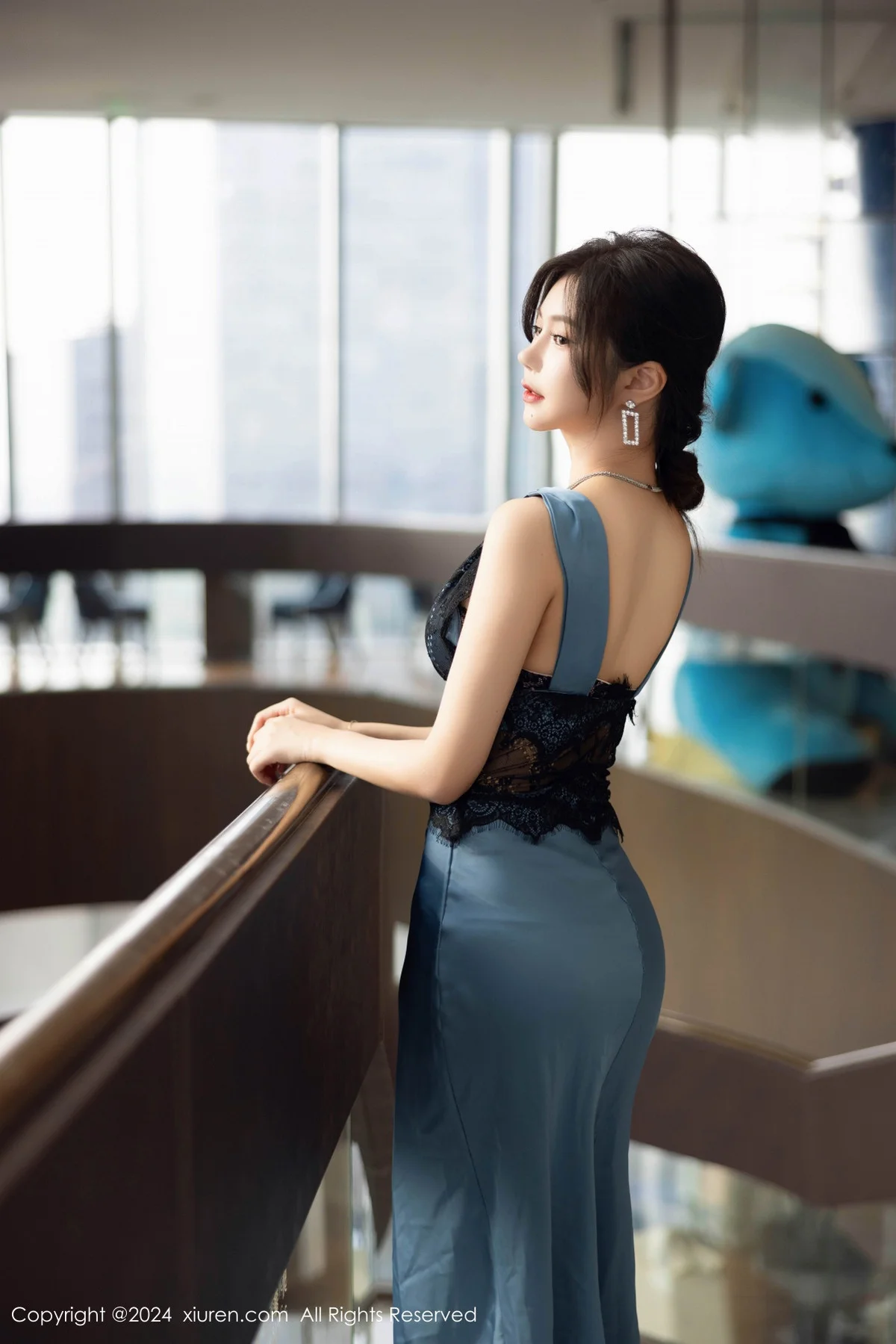 绮里嘉ula性感黑色蕾丝内衣配肉色丝袜秀完美身材绝美写真 第 7 张