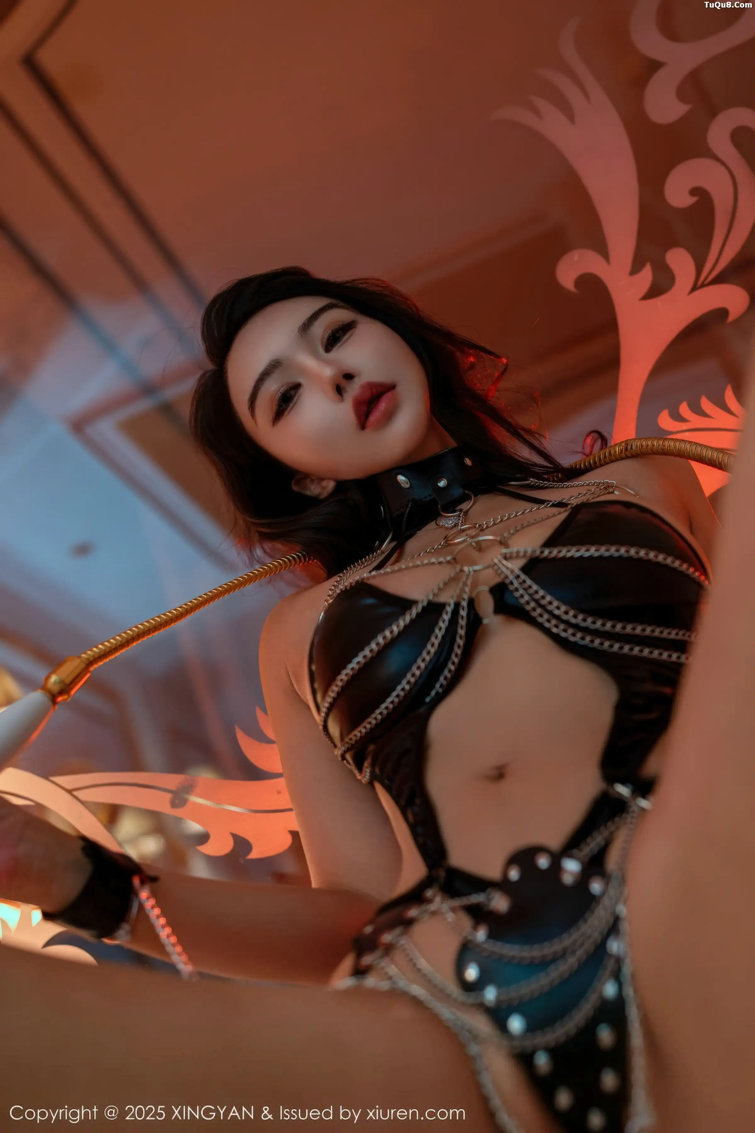 李若汐浴室场景性感黑色情趣服饰秀丰腴身材惹火绝美写真 第 60 张