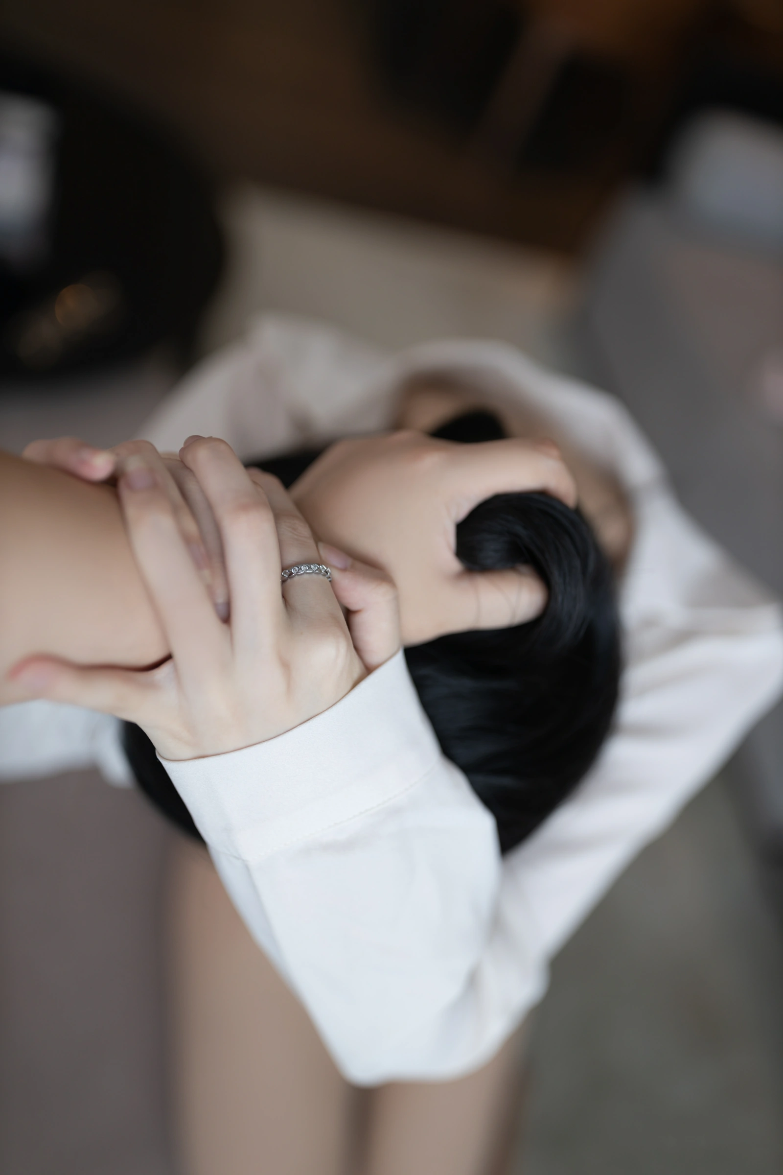 [秀人付费] 谢小蒽 诱人私拍福利 ol奶牛吸奶 第 9 张