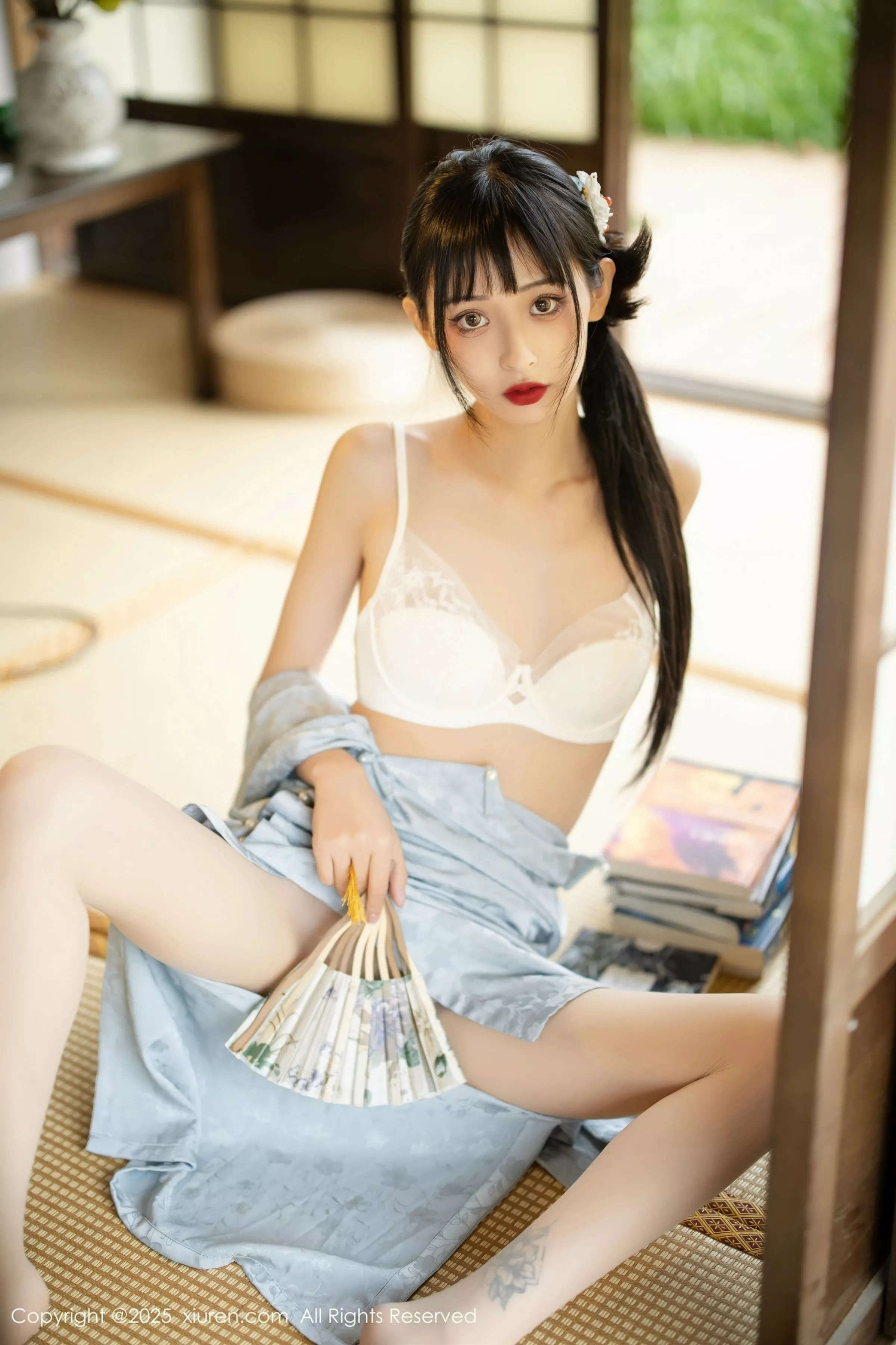 茂木希子日式旗袍露白色内衣配肉丝袜秀完美曲线绝美写真 第 64 张