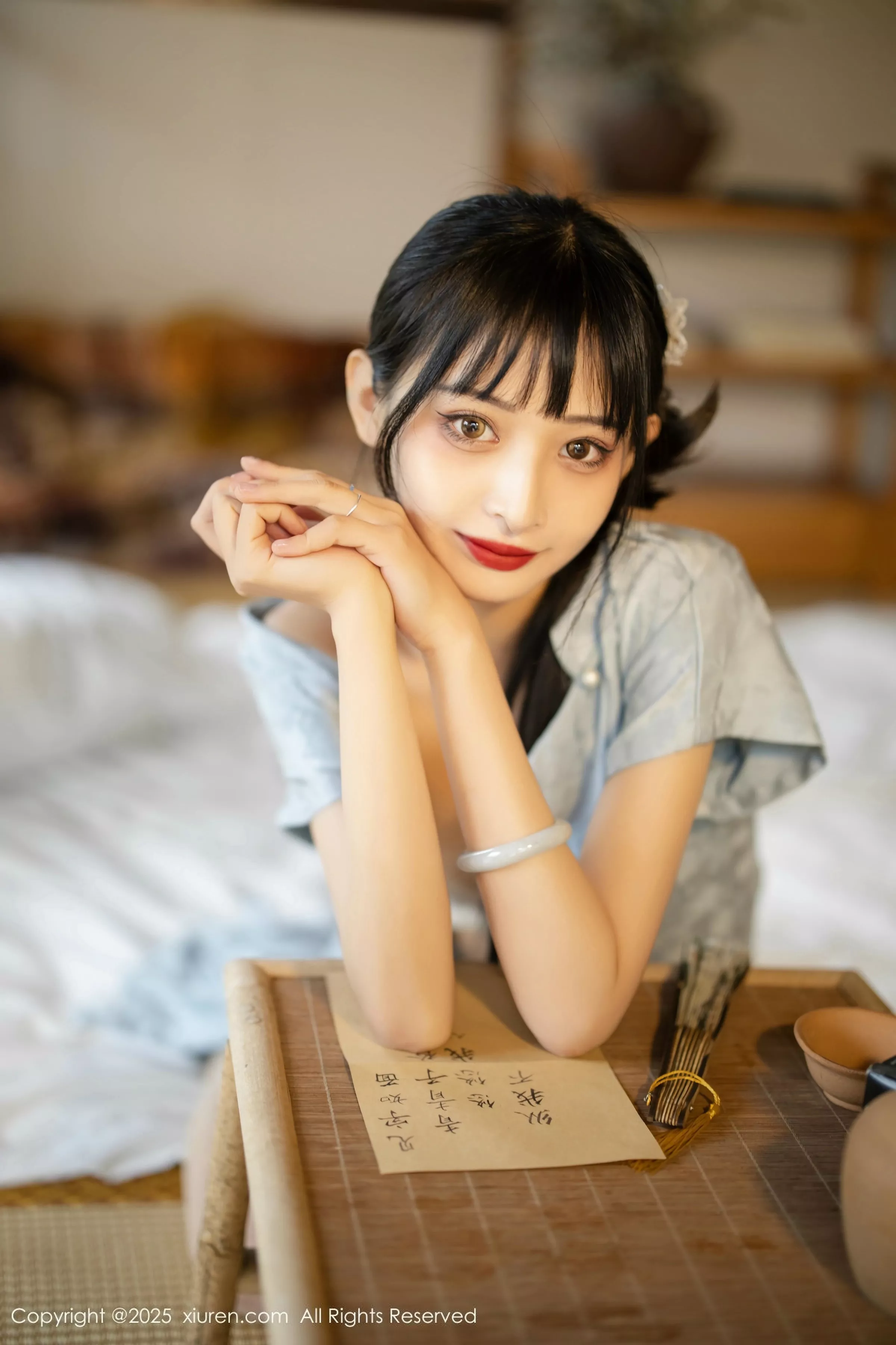 茂木希子日式旗袍露白色内衣配肉丝袜秀完美曲线绝美写真 第 93 张