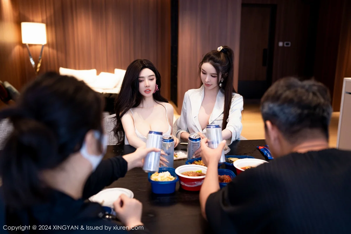 潘思沁＆李丽莎厨房场景性感睡衣系列秀完美身材绝美写真 第 19 张