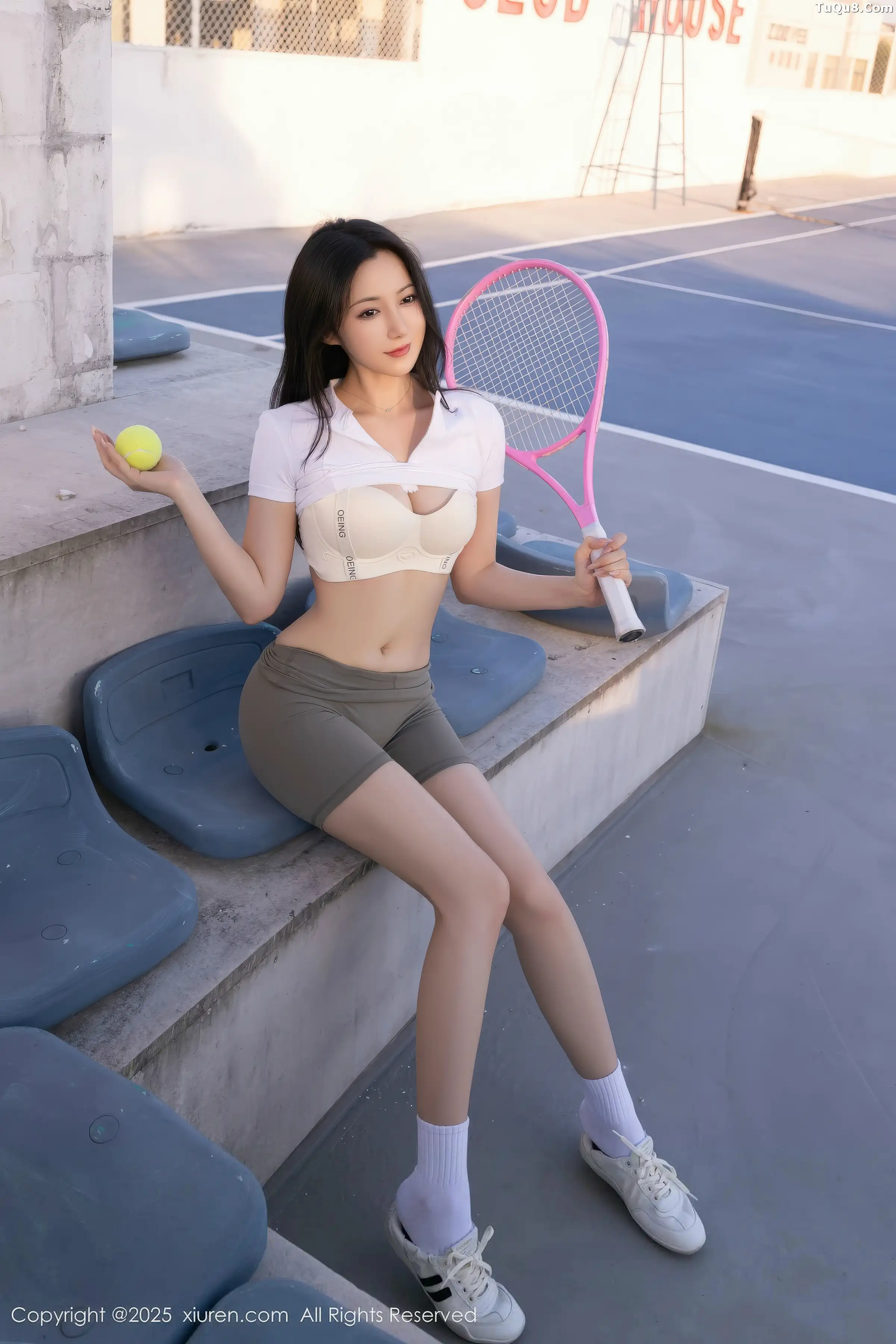 鱼子酱Fish网球场景性感紧身运动服饰秀完美身材绝美写真 第 51 张