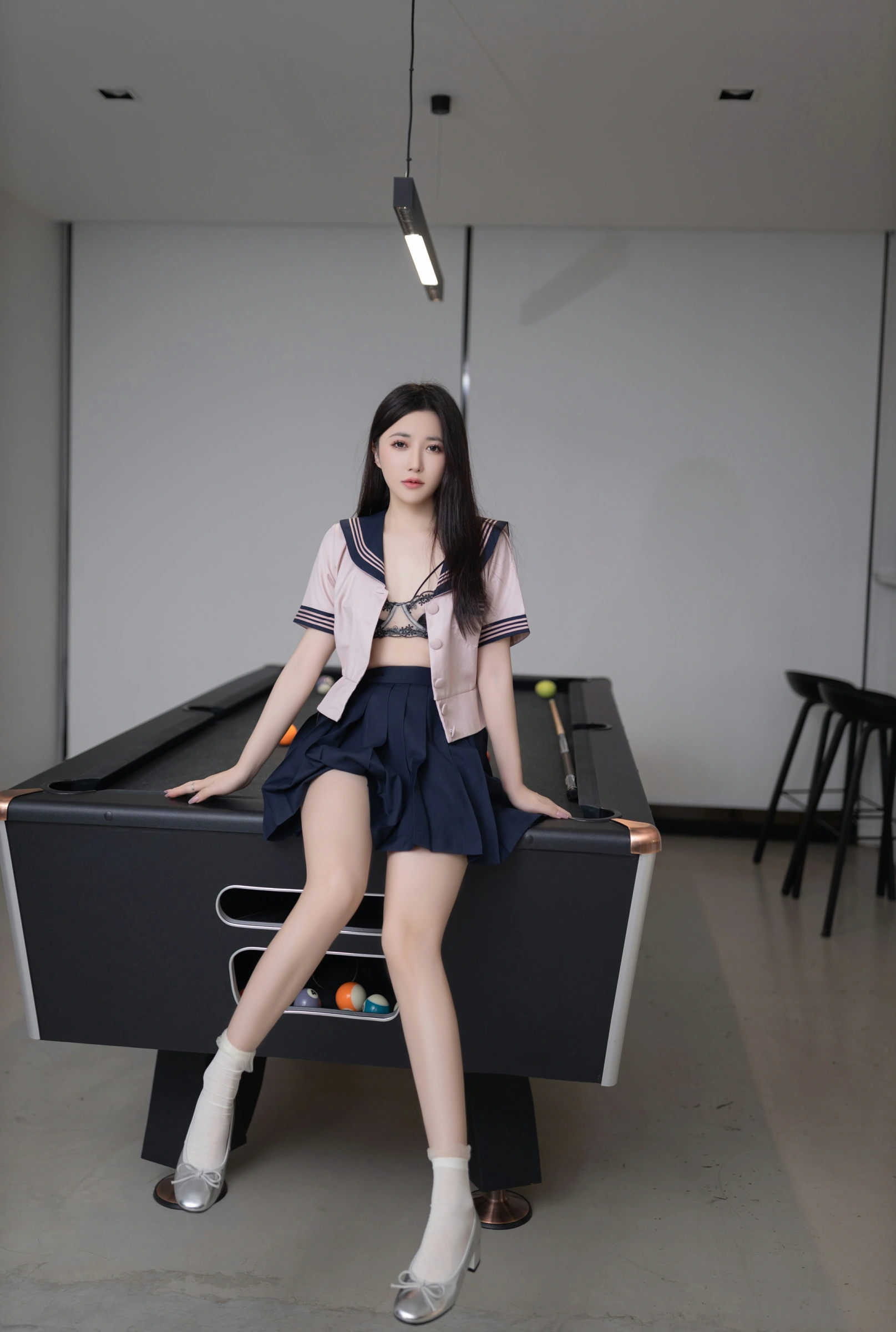 [秀人付费] 鱼子酱Fish 诱人私拍福利 JK写真 第 73 张