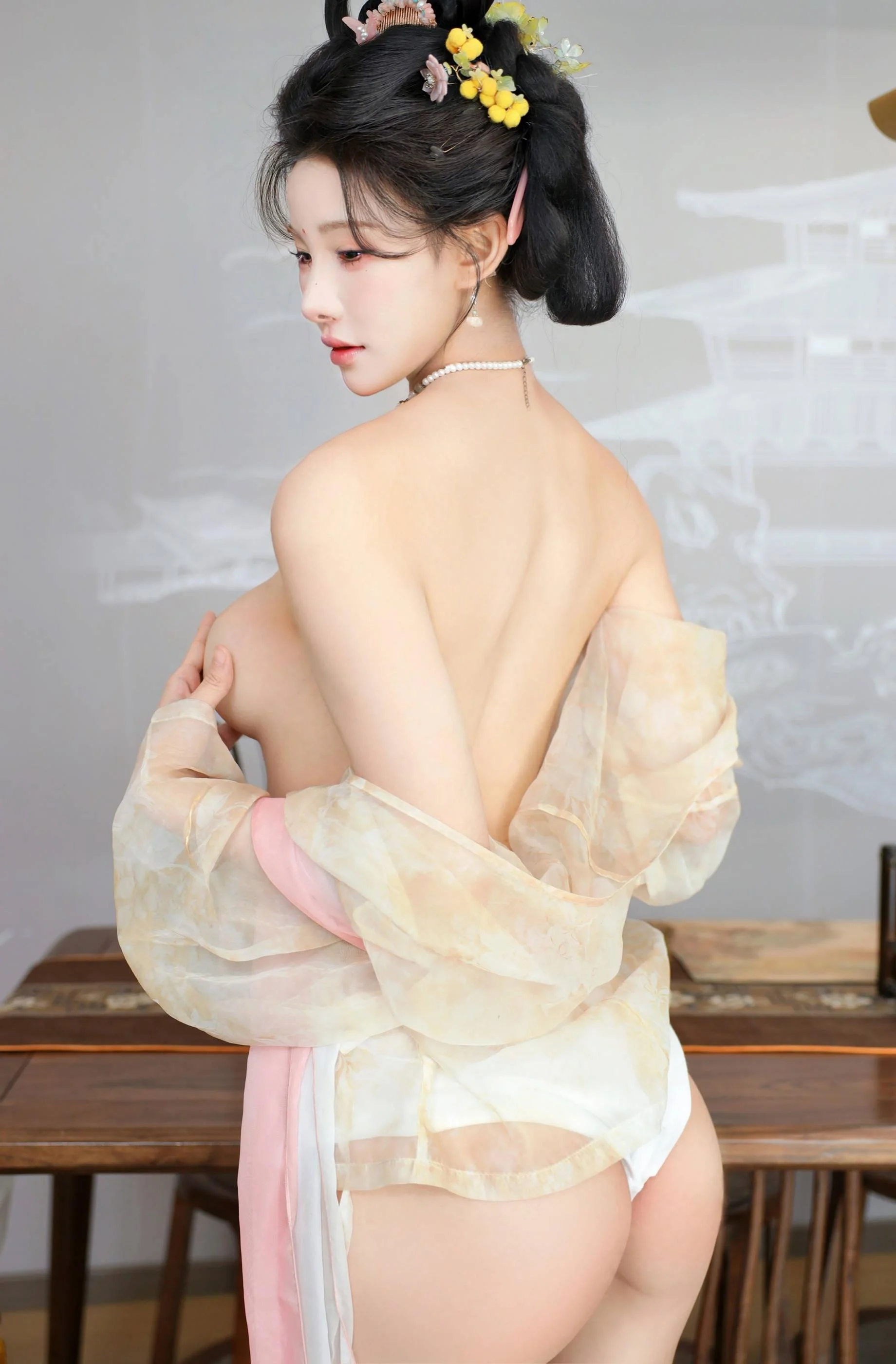 [秀人精选] 梨霜儿 诱人私拍福利 梦回大唐 第 13 张