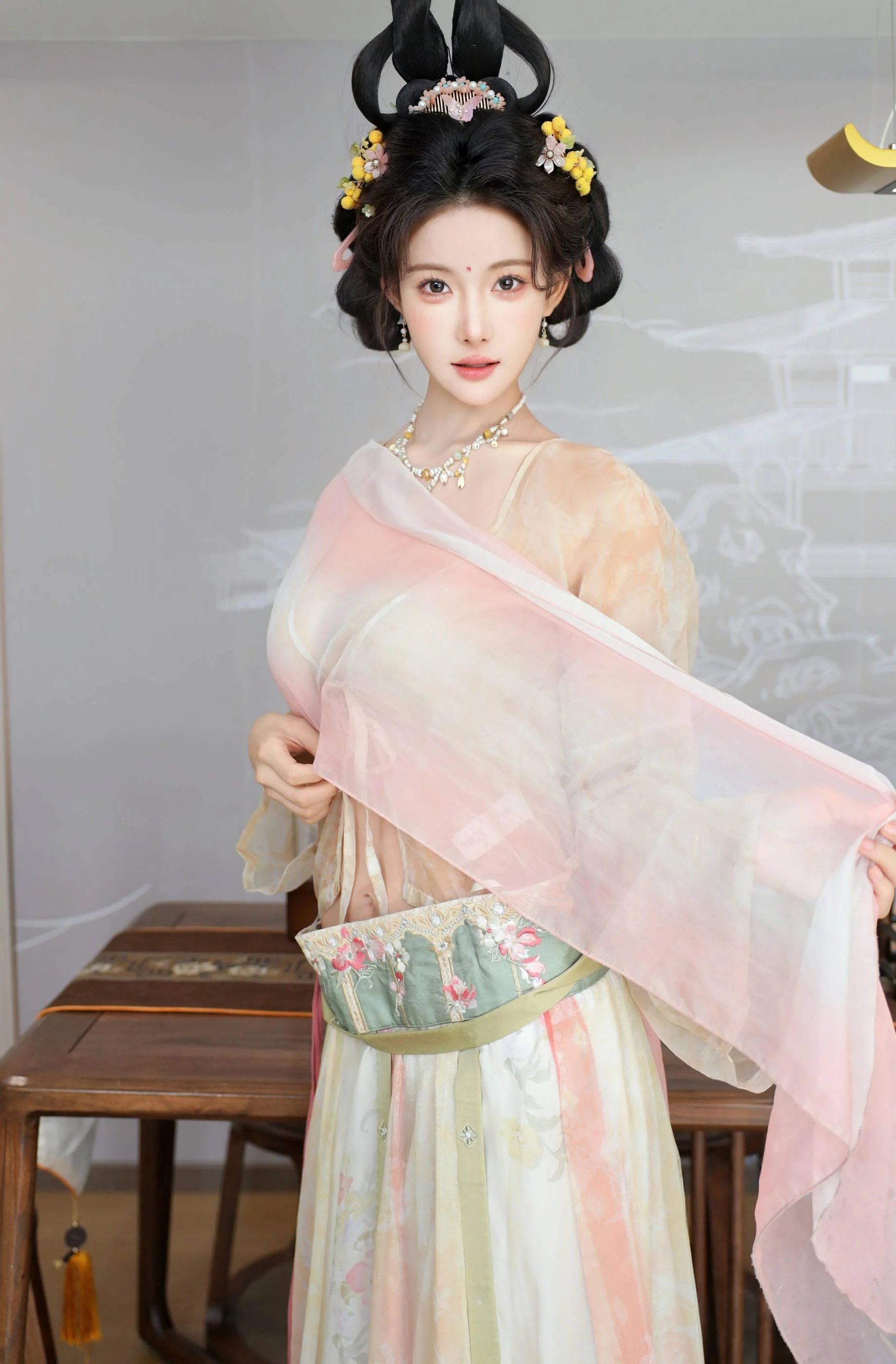 [秀人精选] 梨霜儿 诱人私拍福利 梦回大唐 第 9 张