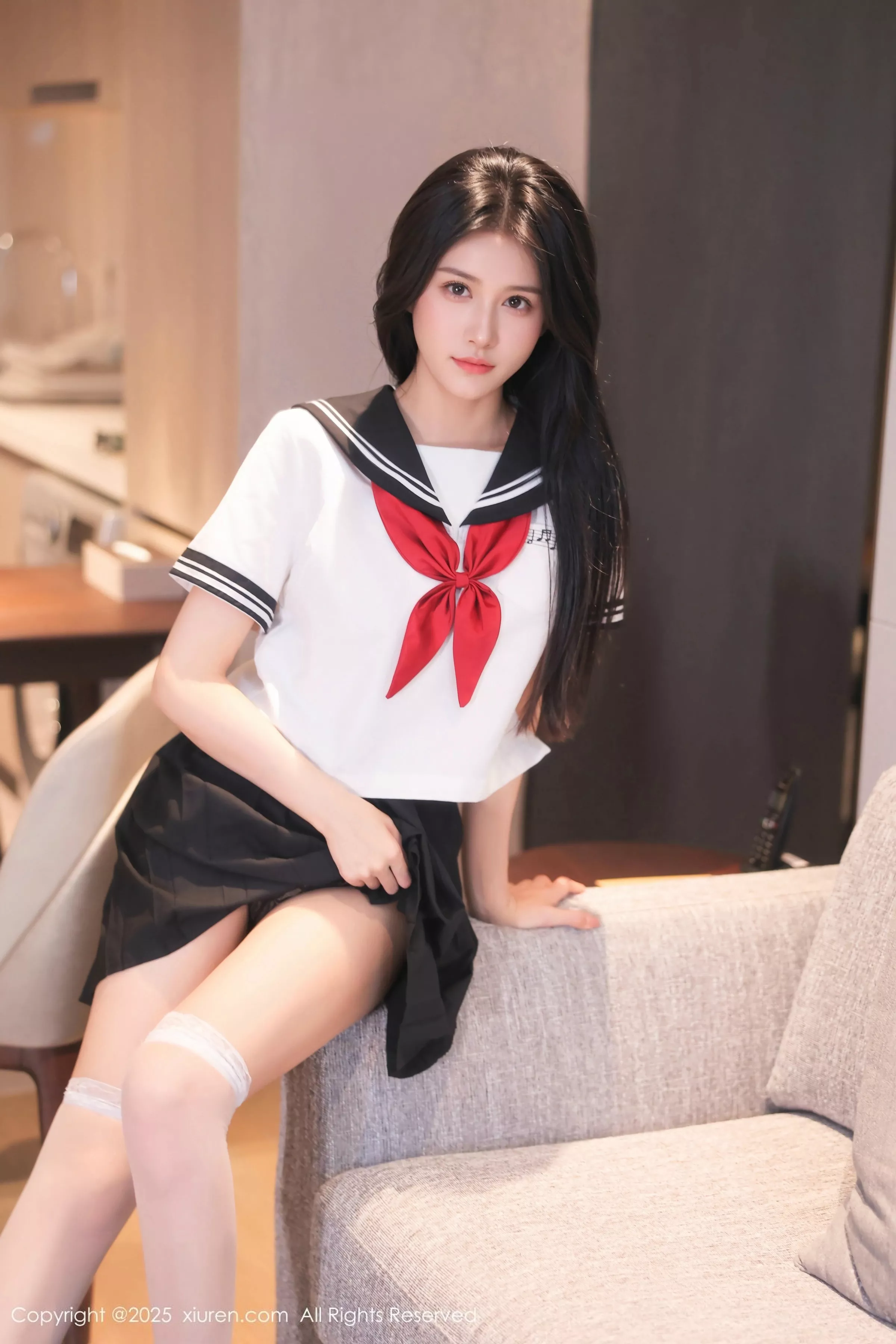 shelly诗莉吖性感学生装露白色内衣秀曼妙身姿绝美写真 第 46 张