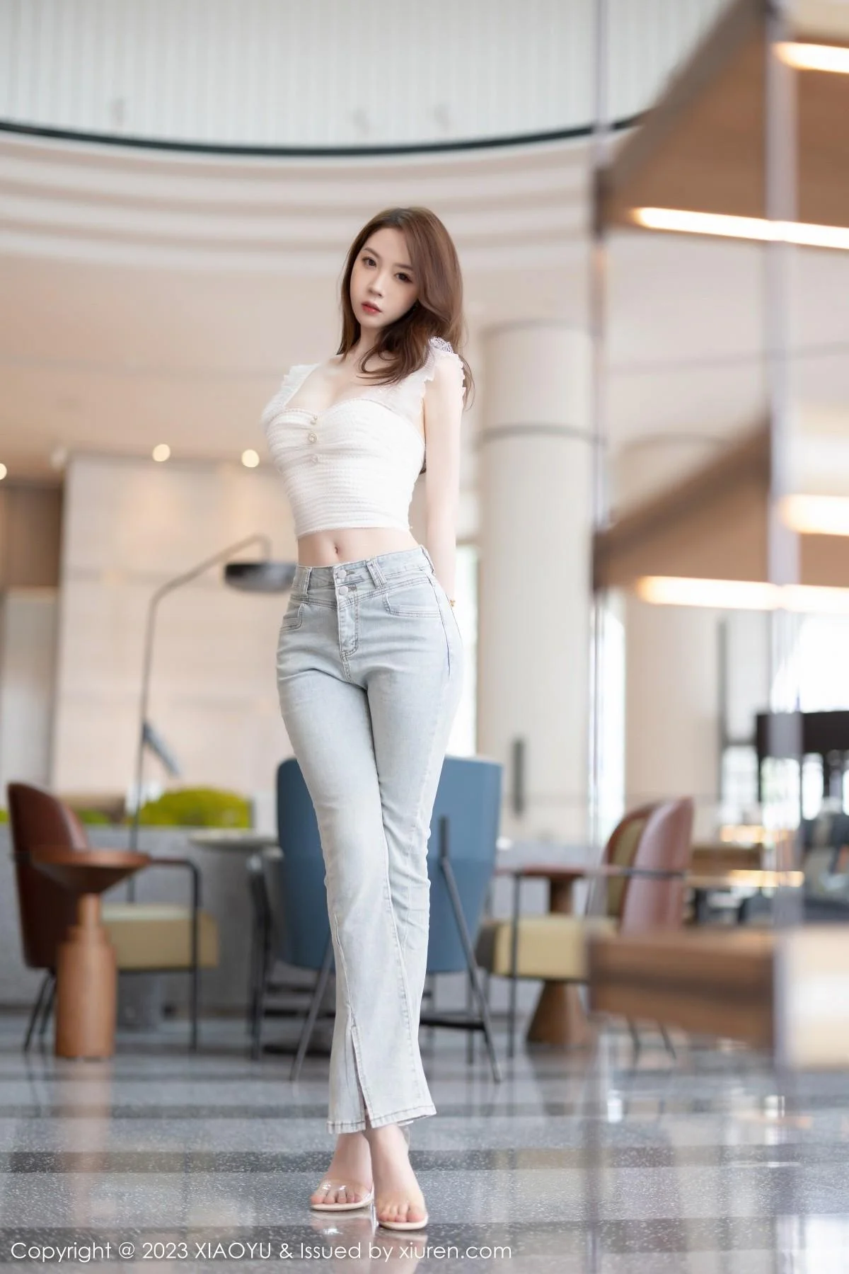 梦心玥白色抹胸内衣+粉色情趣护士服秀曼妙身姿绝美写真 第 42 张
