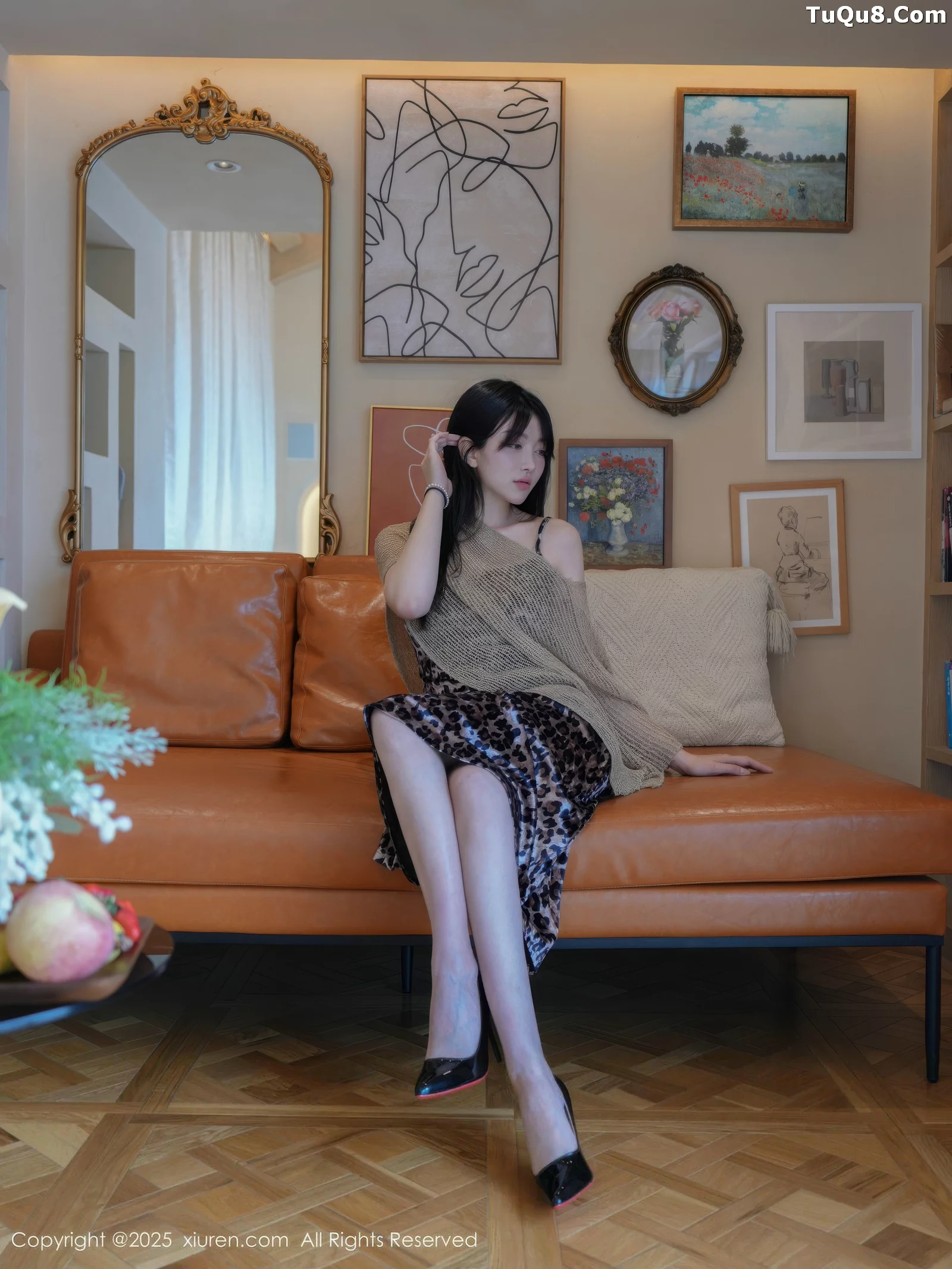 白露lulu性感黑色连衣裙露黑白比基尼秀完美身材绝美写真 第 9 张