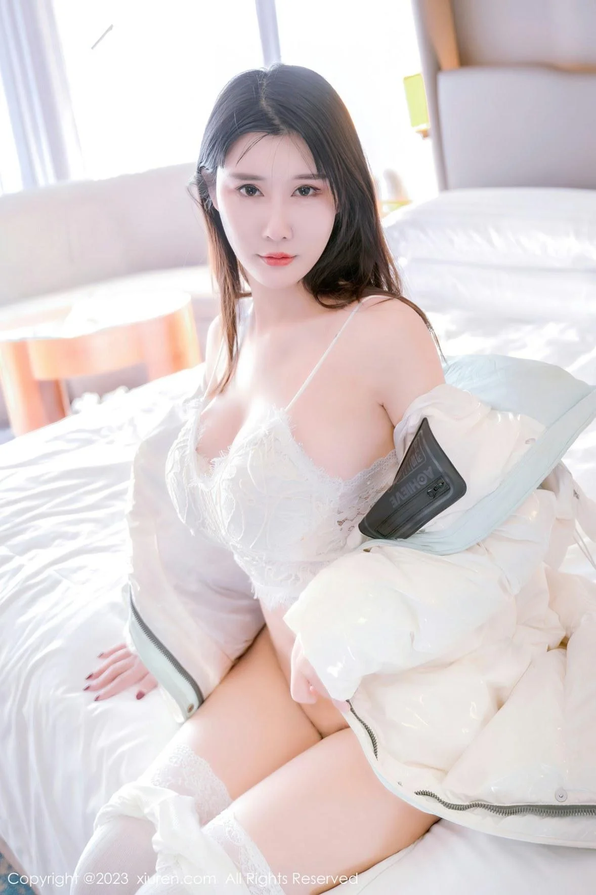夏沫沫tifa阳朔旅拍居家系列性感白色服秀丰乳肥臀绝美写真 第 3 张