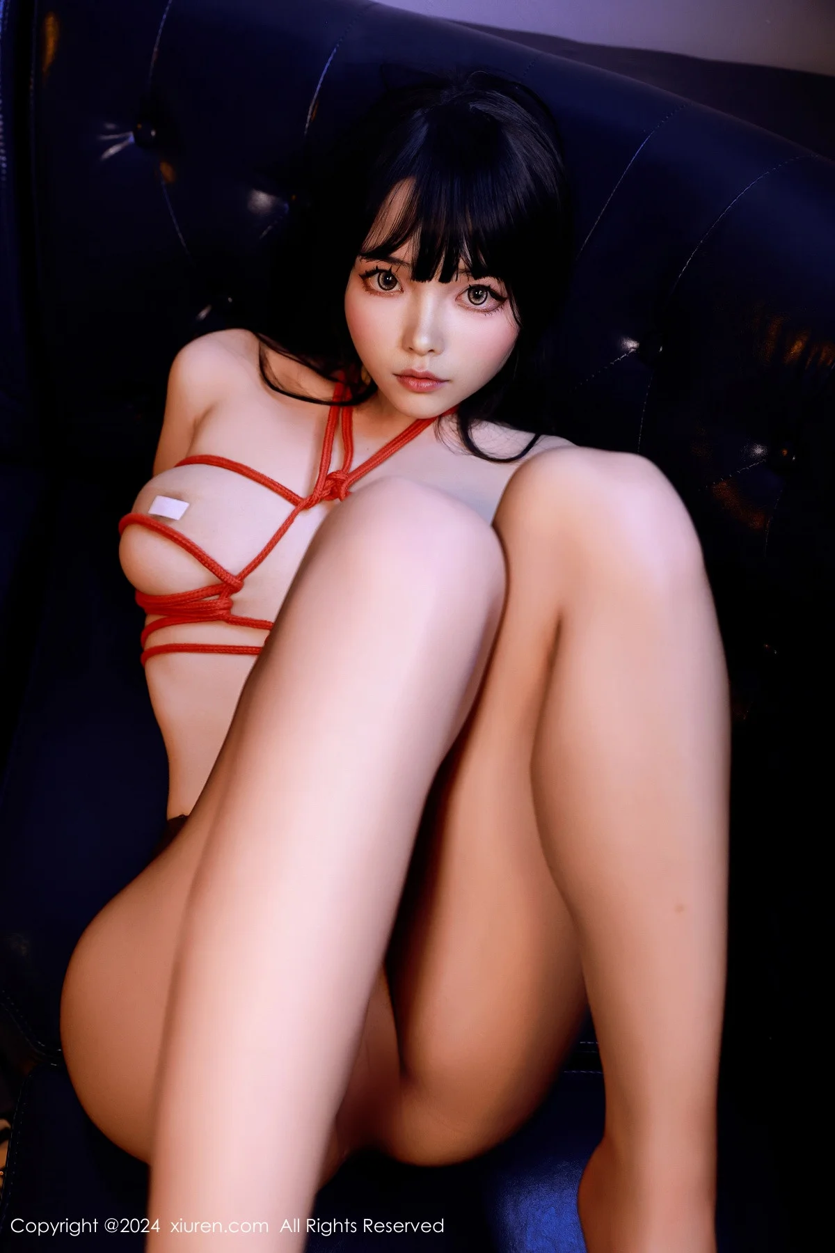 叫我小猫酒吧场景性感红色连衣短裙秀凹凸身材撩人绝美写真 第 86 张