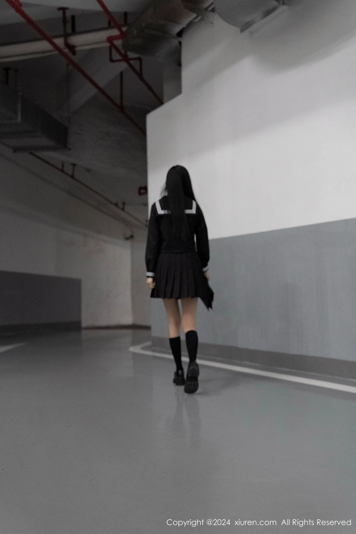 杨晨晨Yome性感黑色制服露黄色内衣秀丰腴身材完美绝美写真 第 8 张