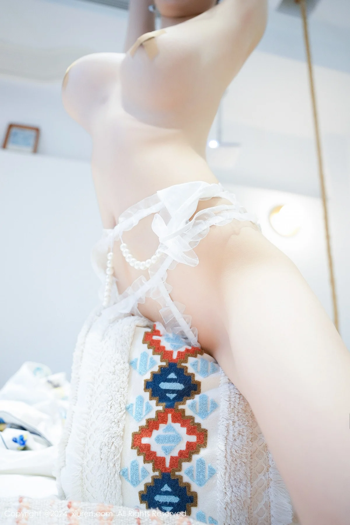 Erikaki性感空姐制服配开档肉丝露情趣内衣秀火辣身材绝美写真 第 103 张