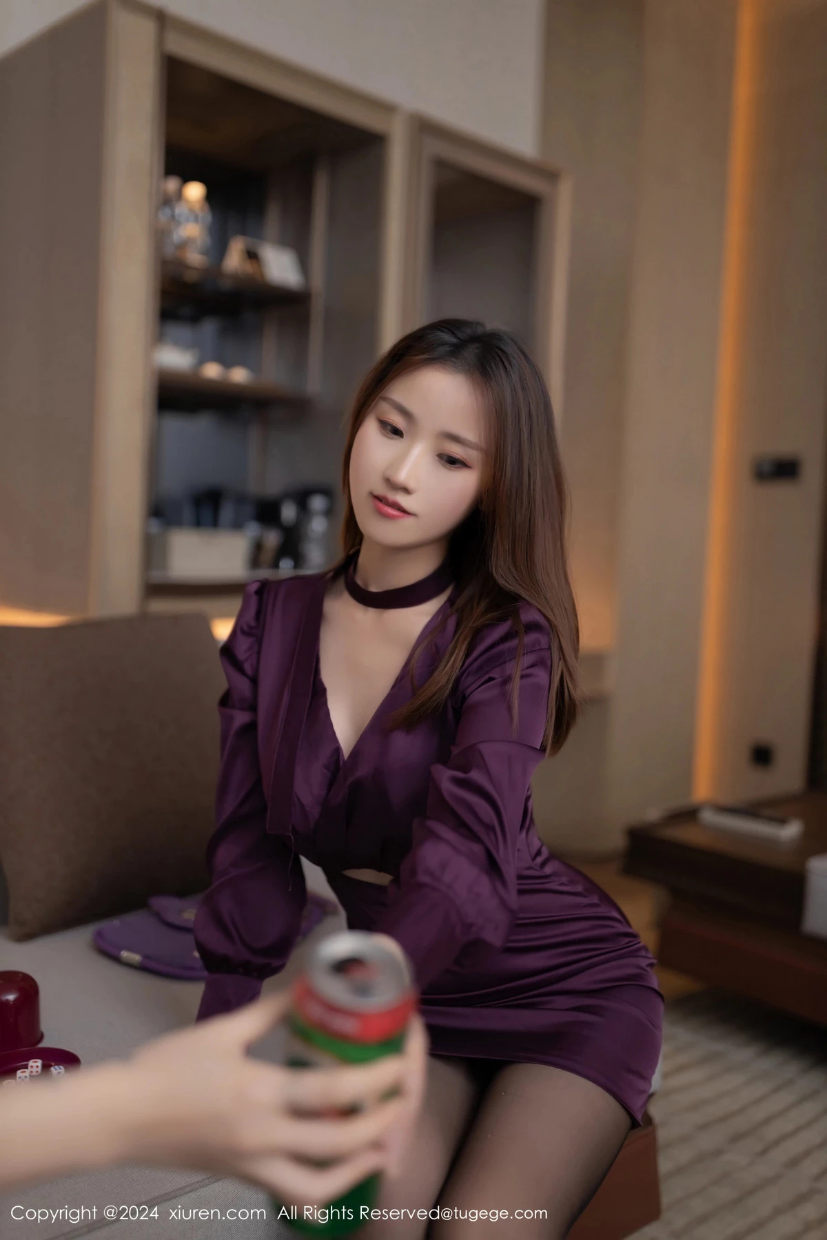 杏子Yada性感紫色服饰露紫灰蕾丝内衣秀曼妙身姿绝美写真 第 50 张