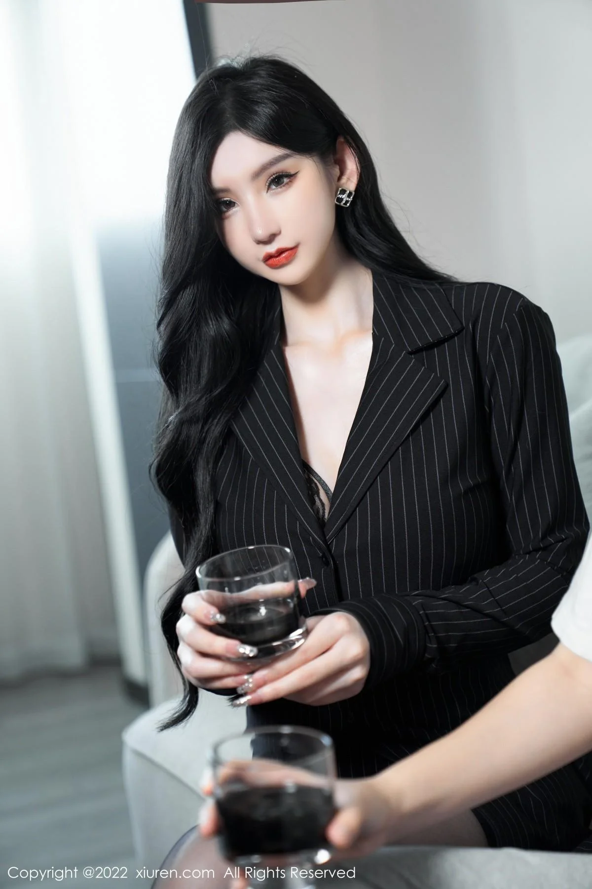 周于希Sally心愿旅拍私房黑色情趣薄纱秀豪乳撩人绝美写真 第 14 张