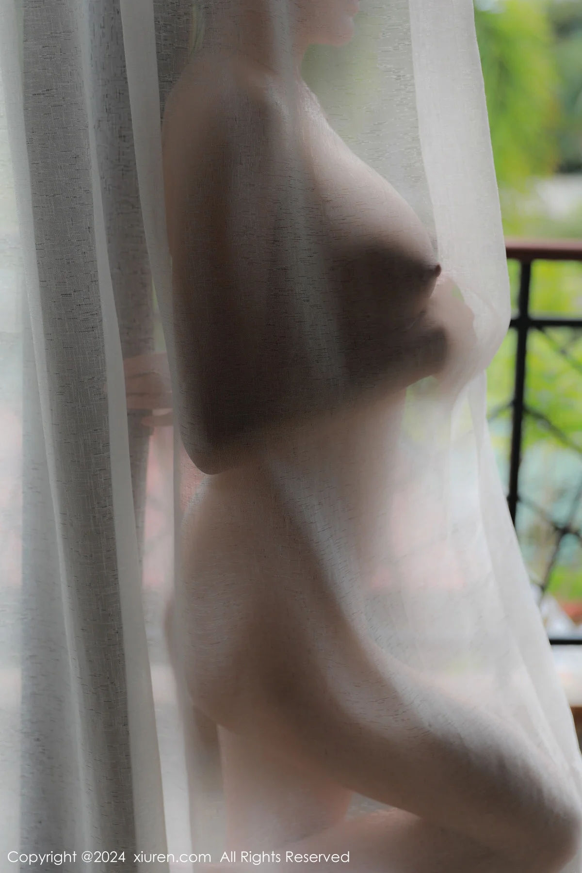 林幼一性感黑色薄透高叉连体衣配黑丝吊袜惹火绝美写真 第 68 张