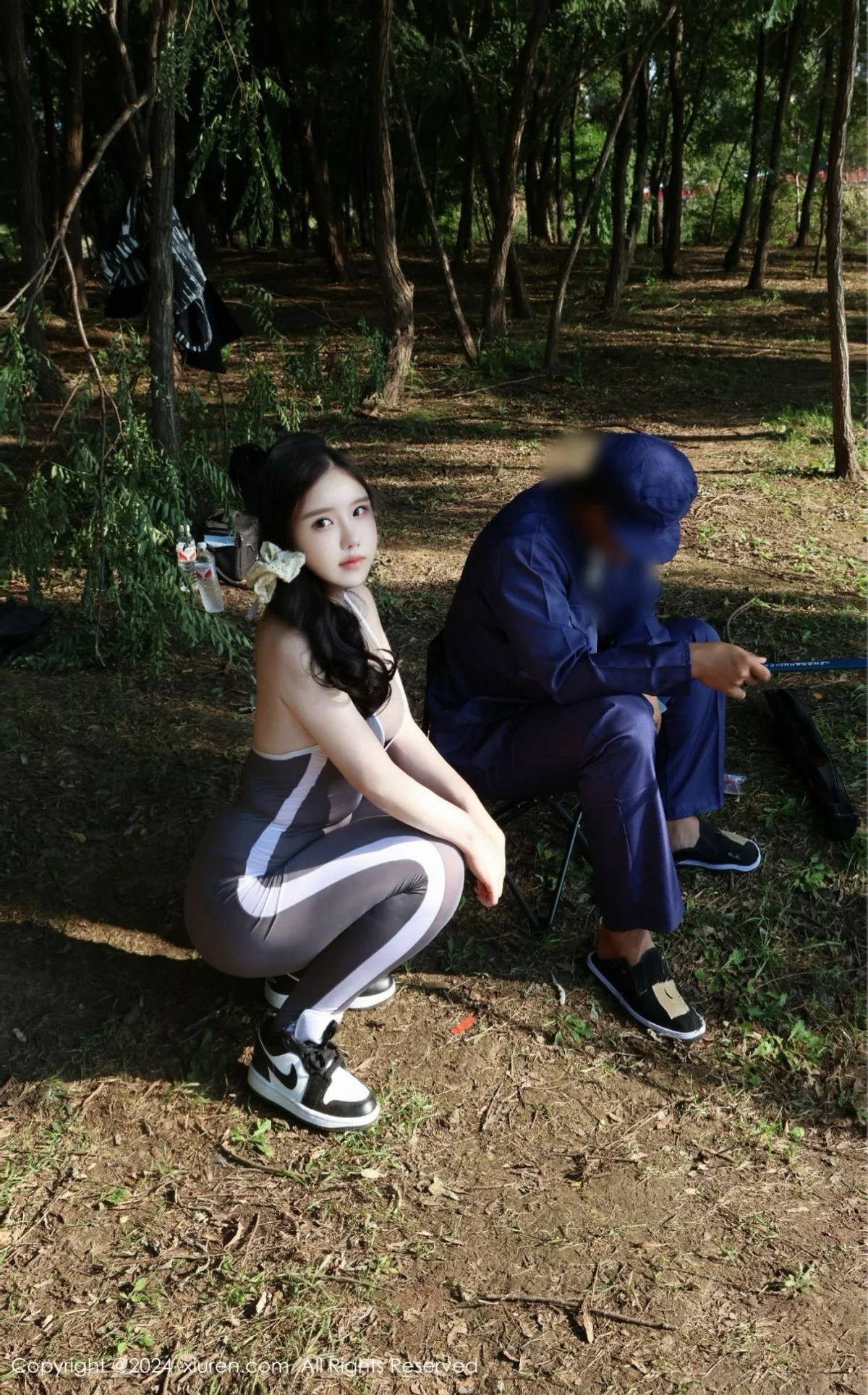 小薯条nienie晨跑主题性感灰色运动服饰秀完美身材绝美写真 第 51 张
