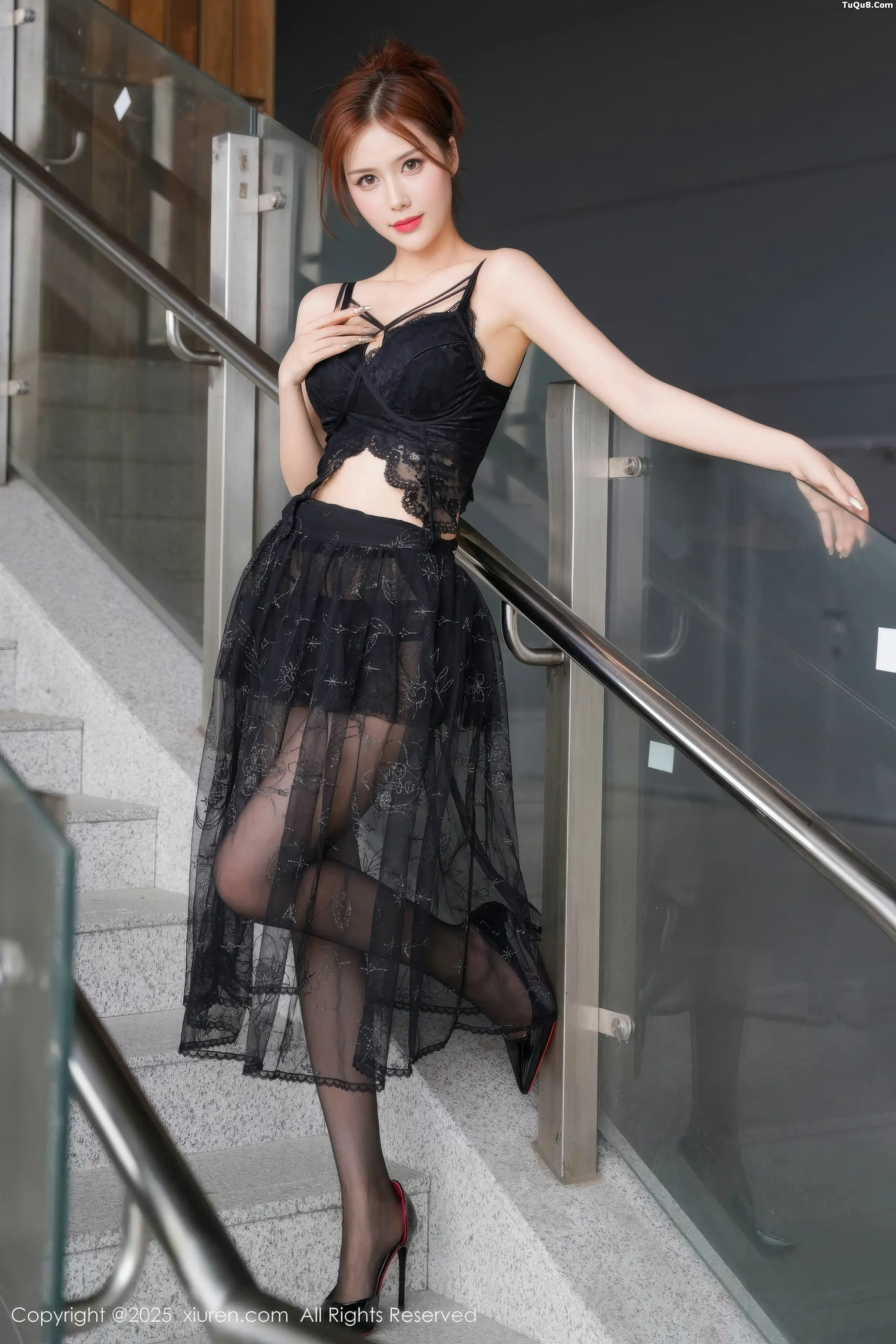 白芷yy性感黑色情趣内衣配超薄黑丝秀完美身材迷人绝美写真 第 50 张