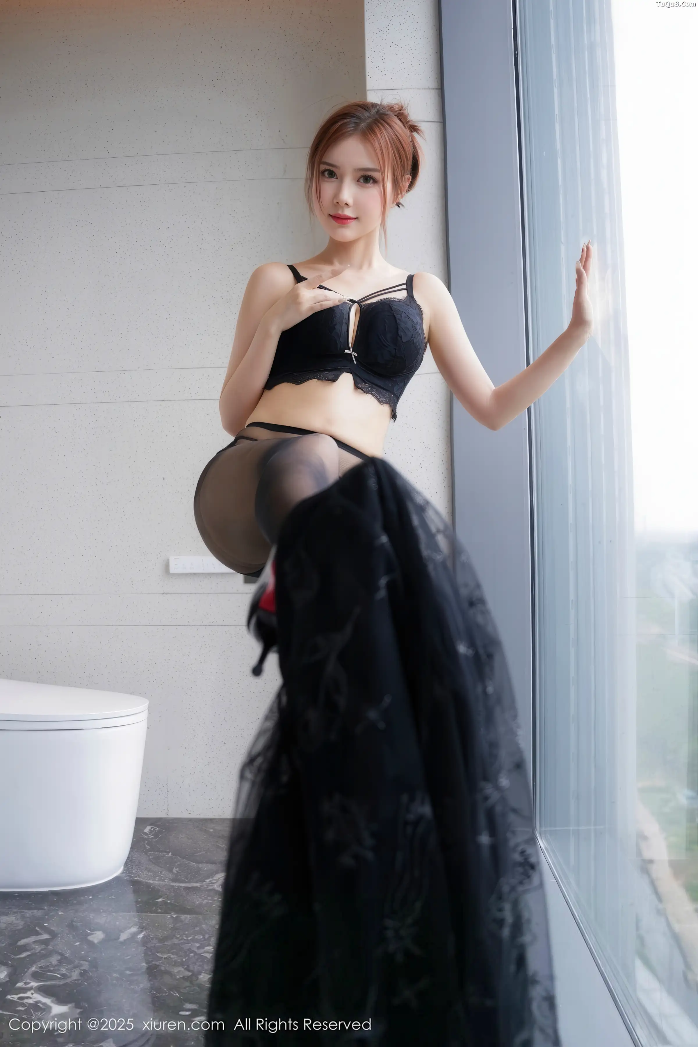 白芷yy性感黑色情趣内衣配超薄黑丝秀完美身材迷人绝美写真 第 88 张