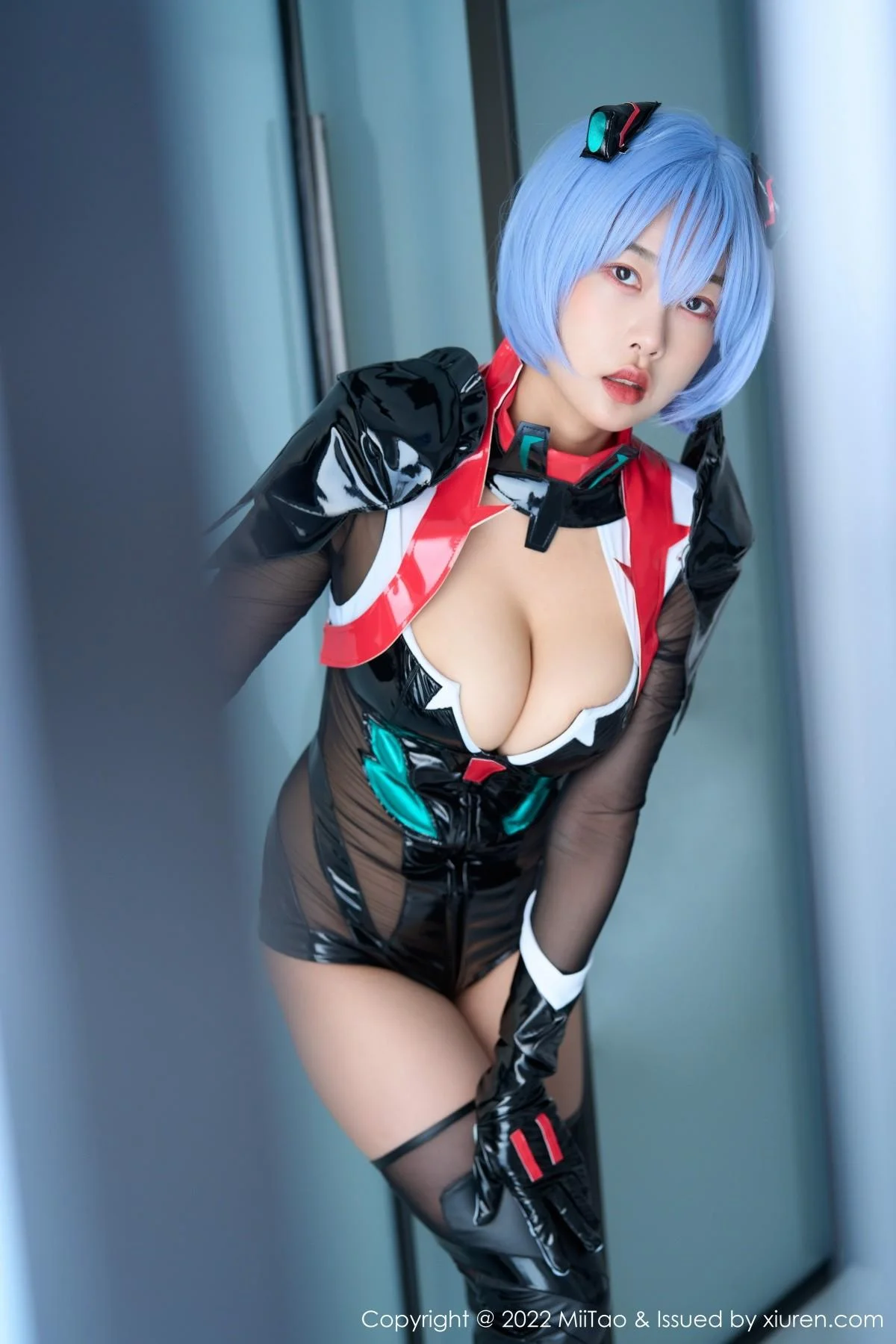 梦乃Mandy私房Cosplay主题低胸连体衣秀豪乳绝美写真 第 5 张
