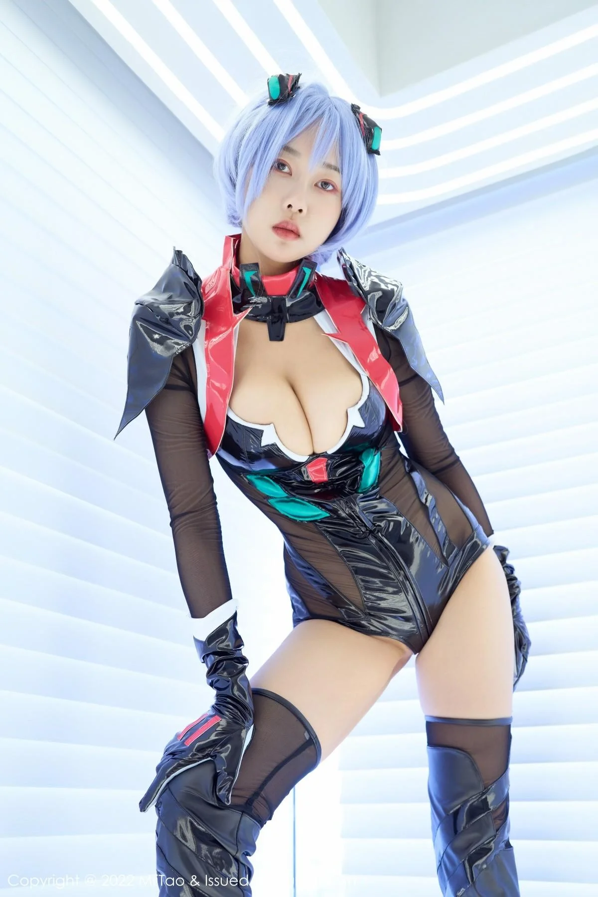 梦乃Mandy私房Cosplay主题低胸连体衣秀豪乳绝美写真 第 59 张