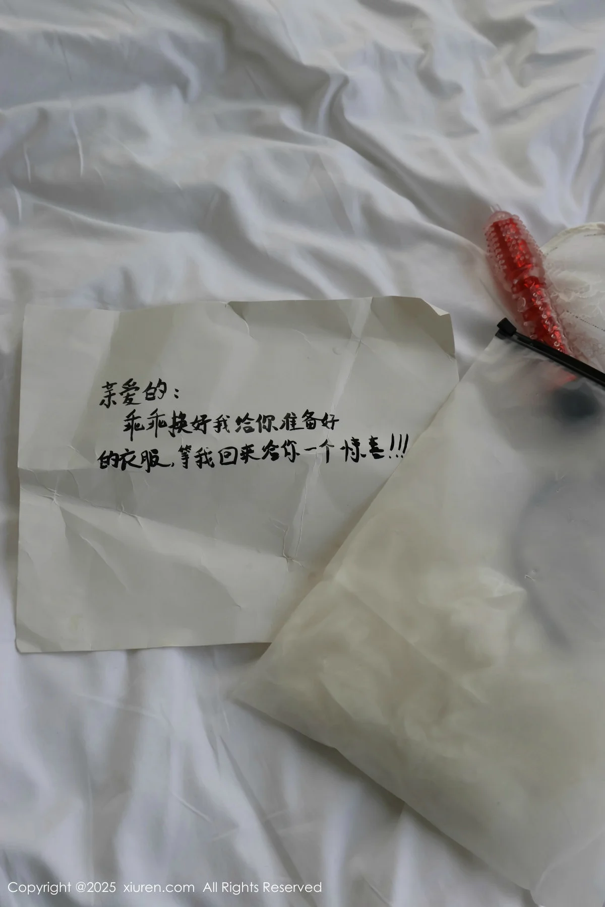 小薯条nienie深色短裙配白色吊带露超薄黑丝秀美腿绝美写真 第 12 张
