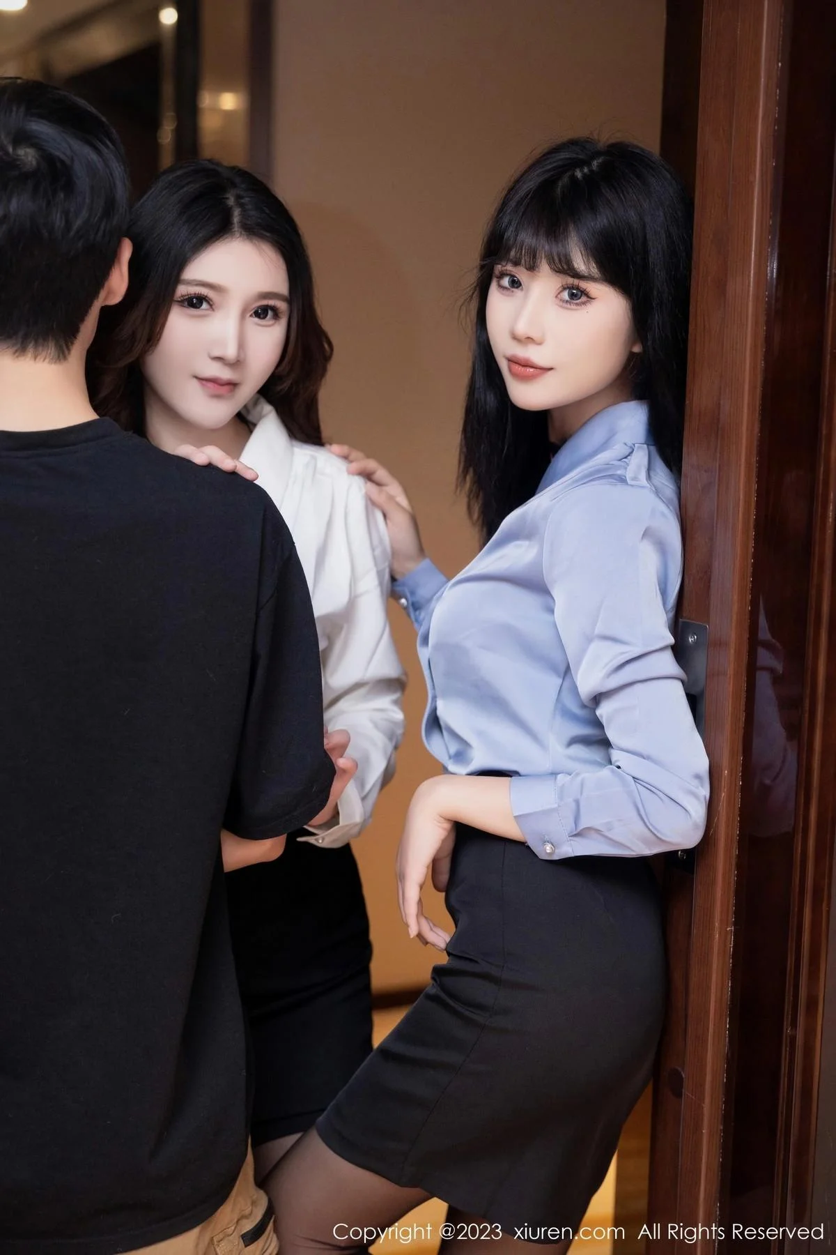 合集江幼瑶浴室主题性感蕾丝内衣配超薄黑丝魅惑写真 第 4 张