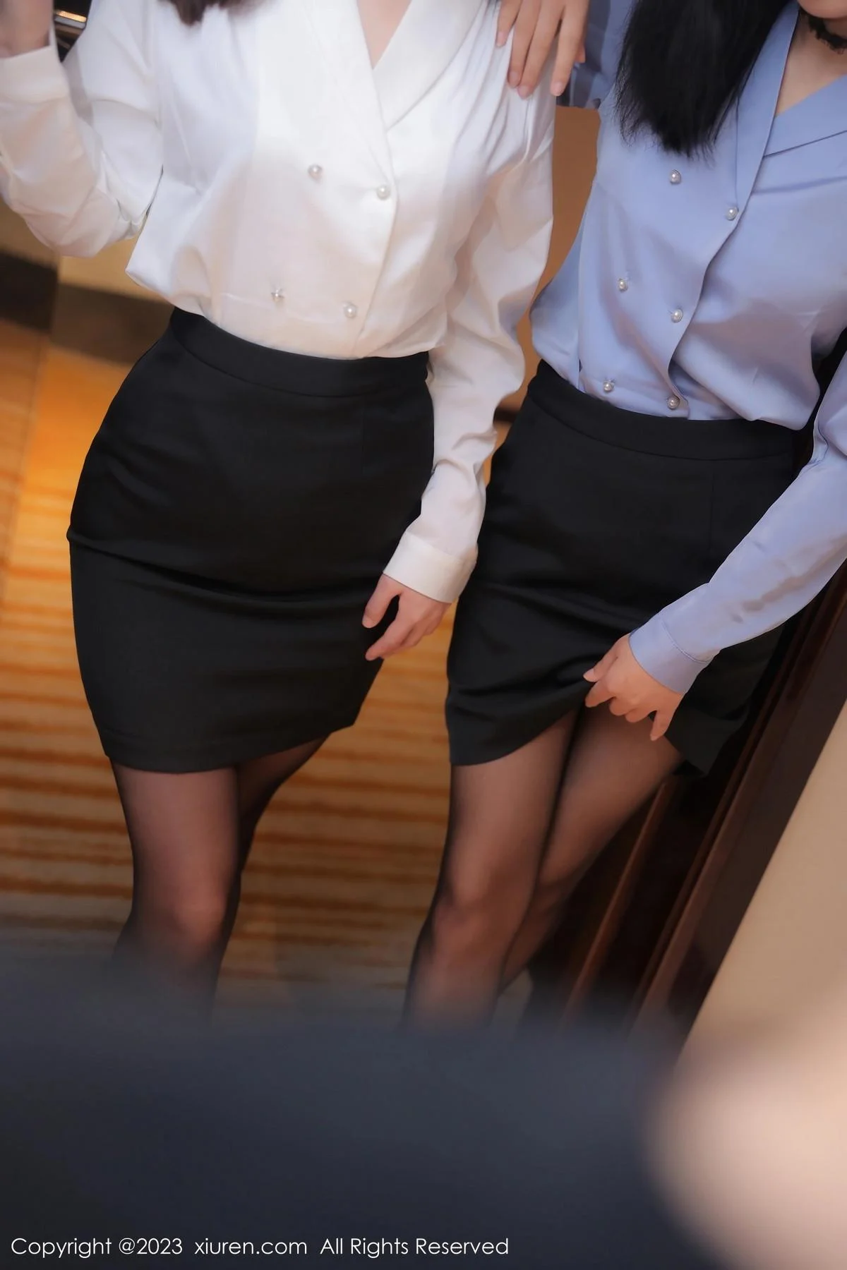 合集江幼瑶浴室主题性感蕾丝内衣配超薄黑丝魅惑写真 第 7 张