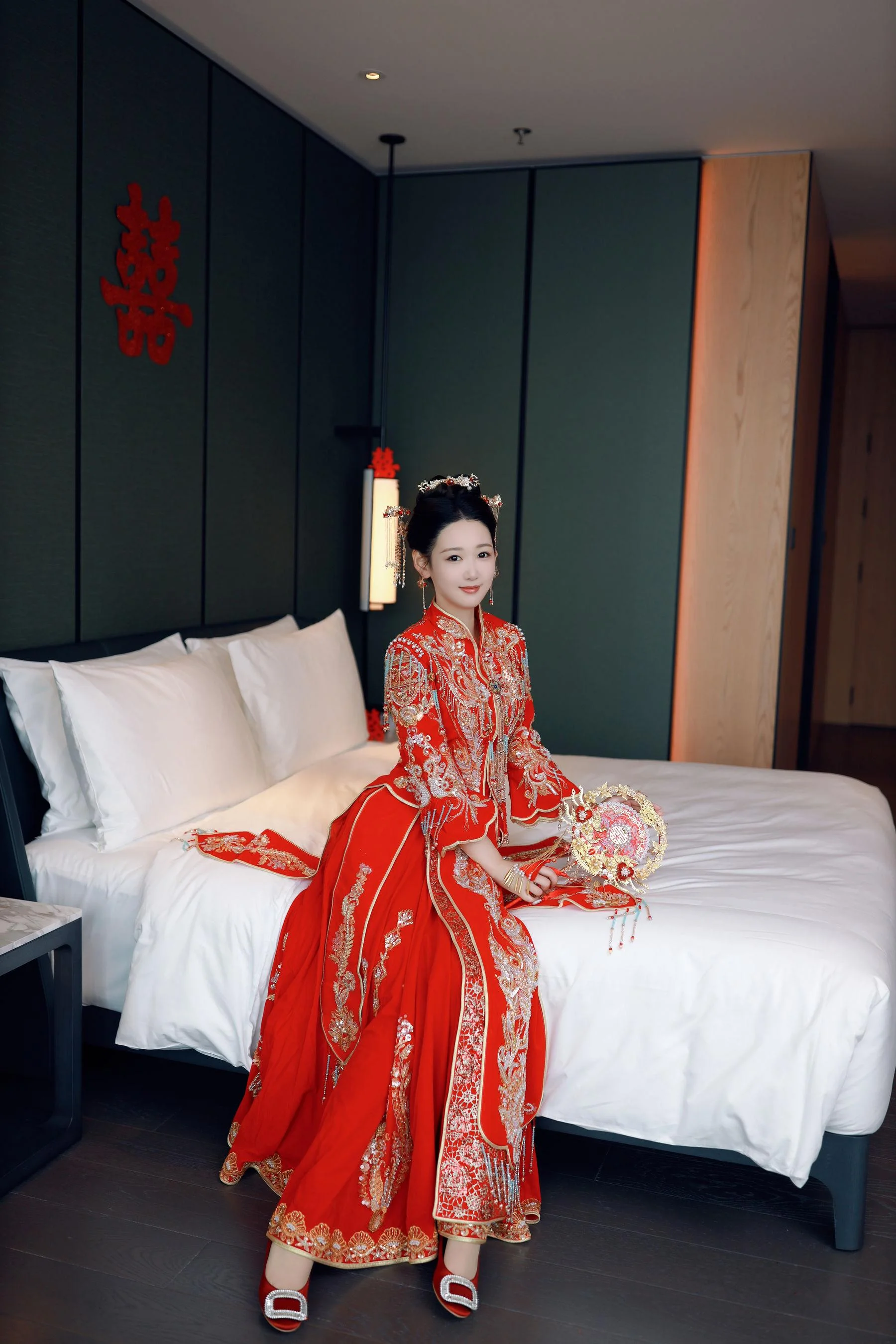 [秀人付费] 唐安琪 诱人私拍福利 新娘写真 第 2 张