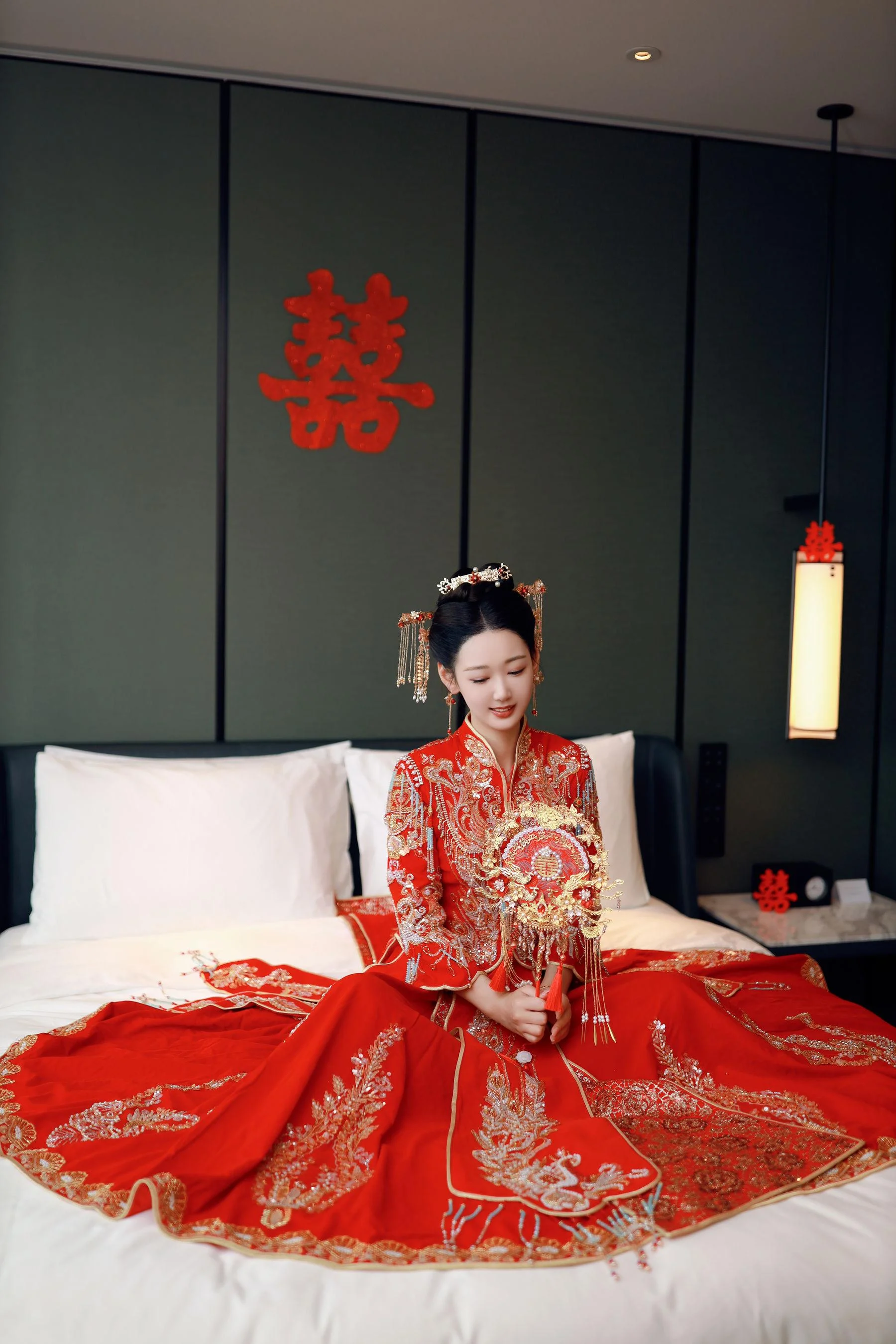 [秀人付费] 唐安琪 诱人私拍福利 新娘写真 第 6 张