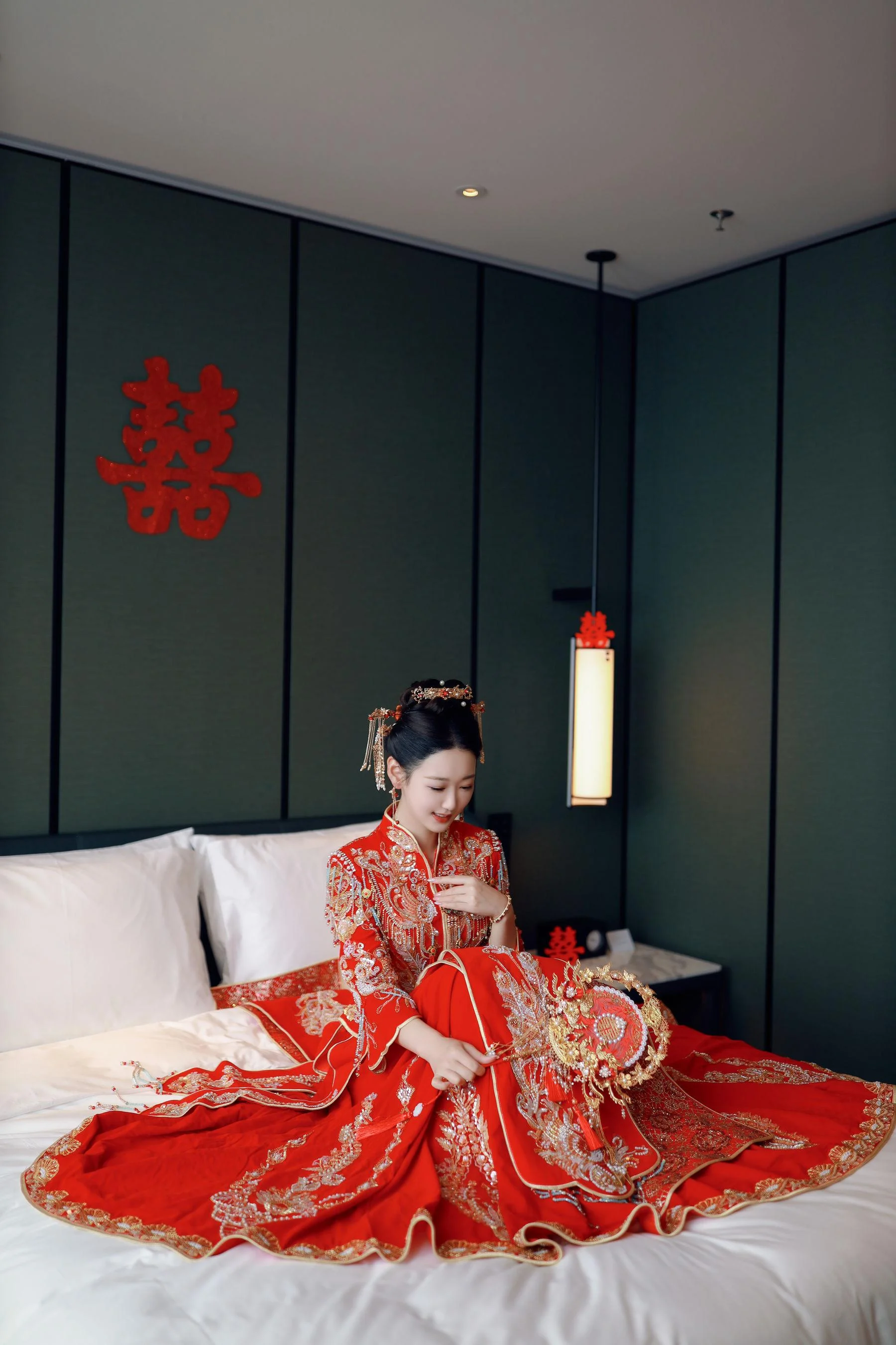 [秀人付费] 唐安琪 诱人私拍福利 新娘写真 第 9 张