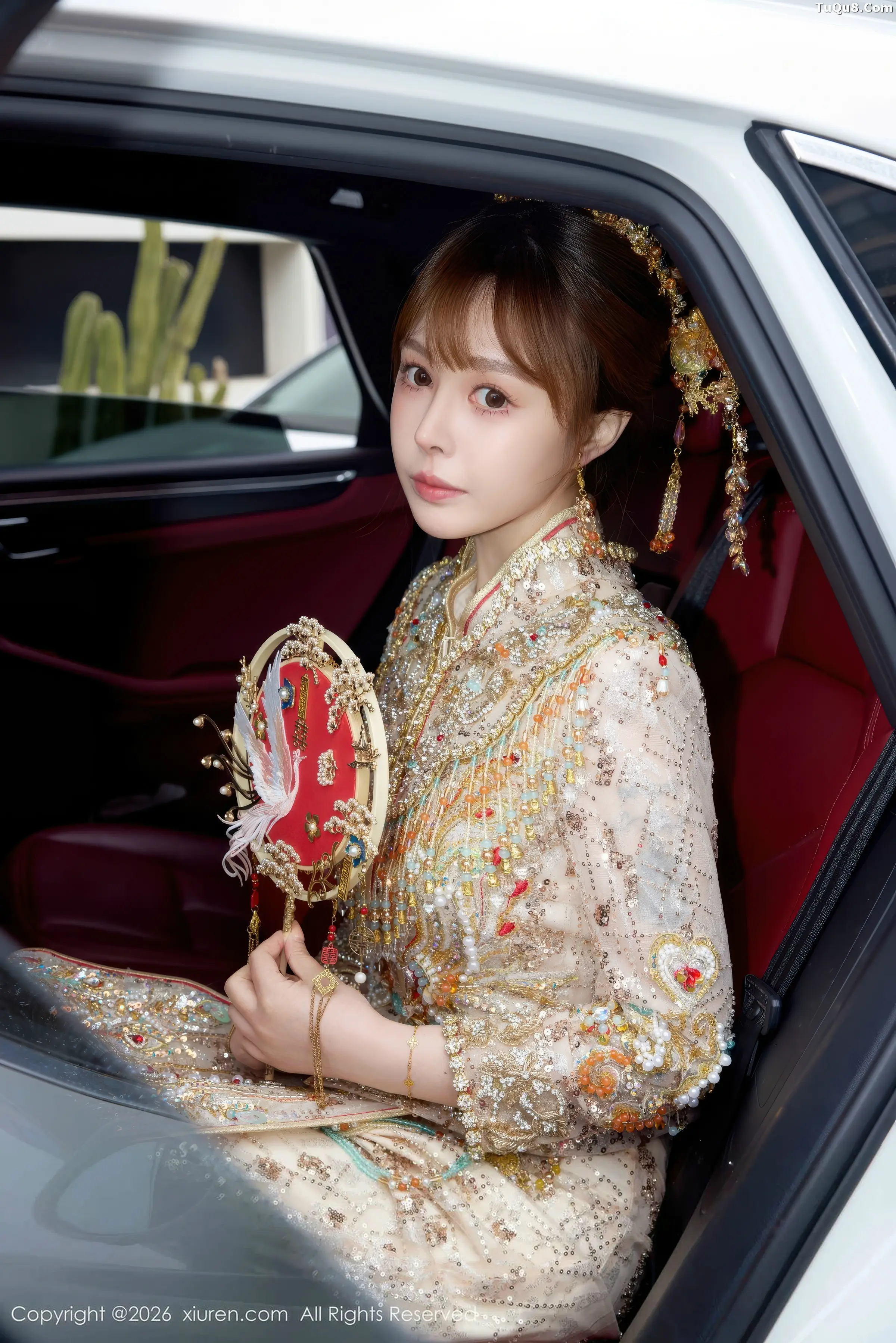 Evelyn性感秀禾服饰露红色内衣配超薄肉丝秀曼妙身姿绝美写真 第 2 张