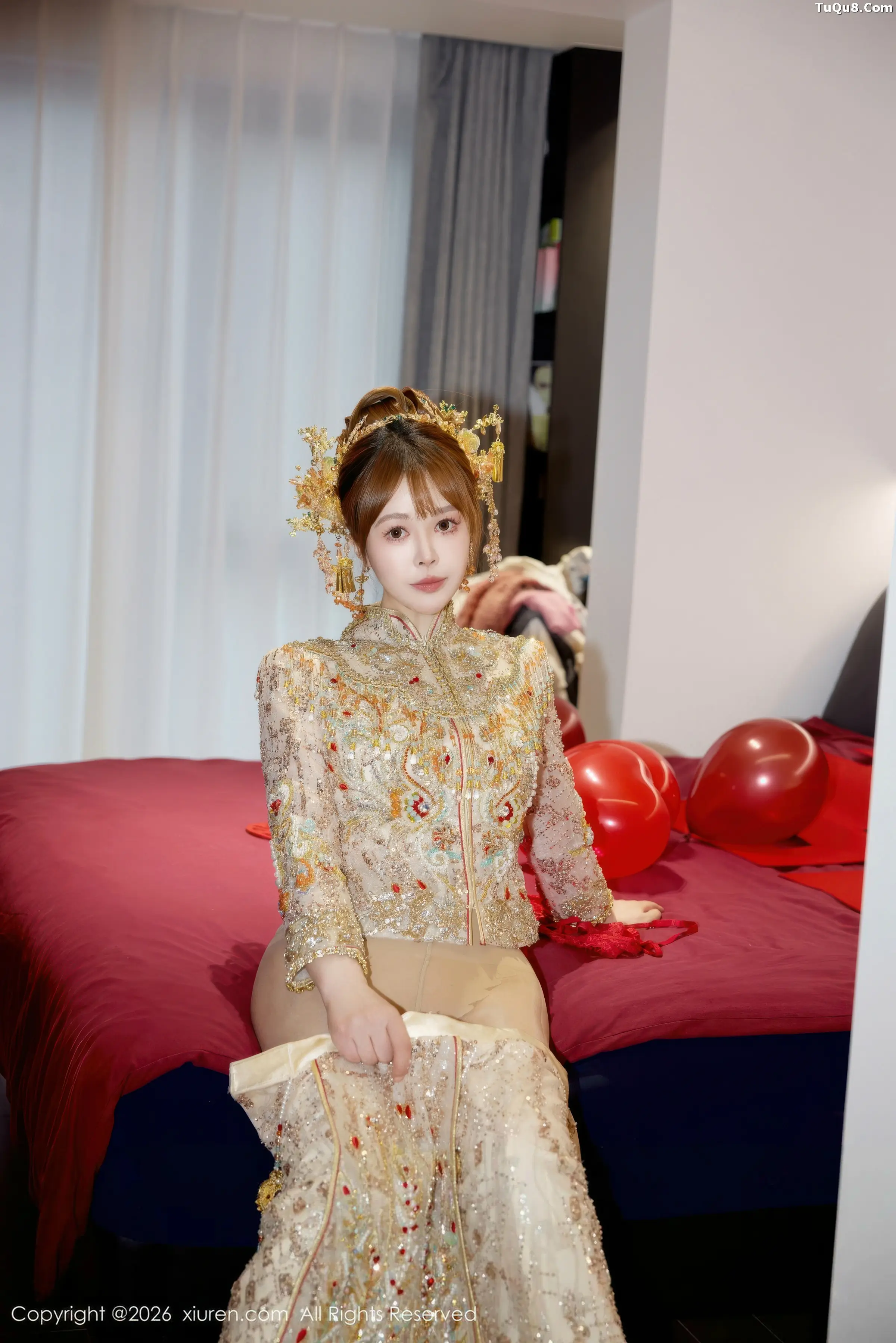 Evelyn性感秀禾服饰露红色内衣配超薄肉丝秀曼妙身姿绝美写真 第 33 张