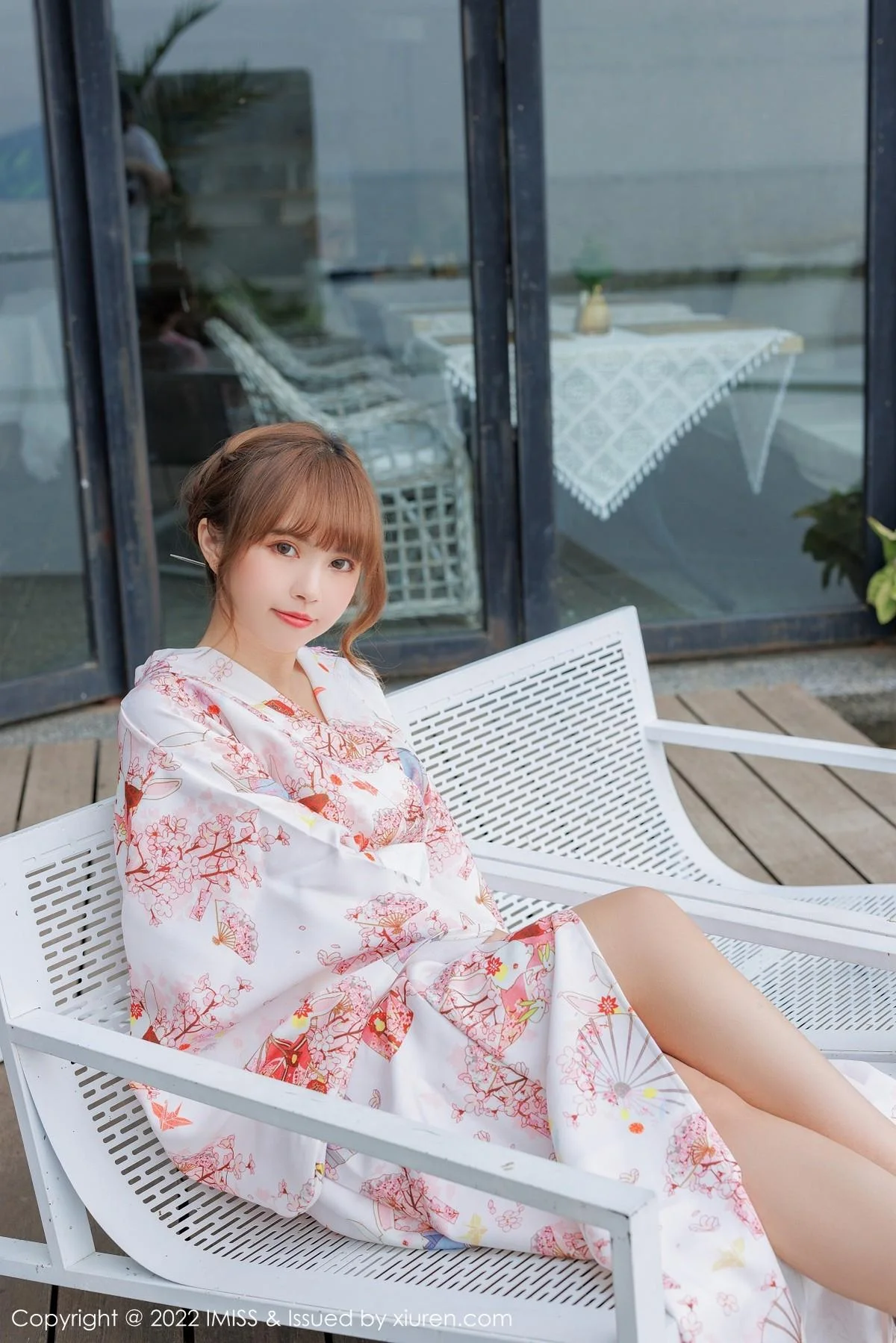 张思允Nice云南心愿旅拍半脱和服露蕾丝内衣完美绝美写真 第 1 张