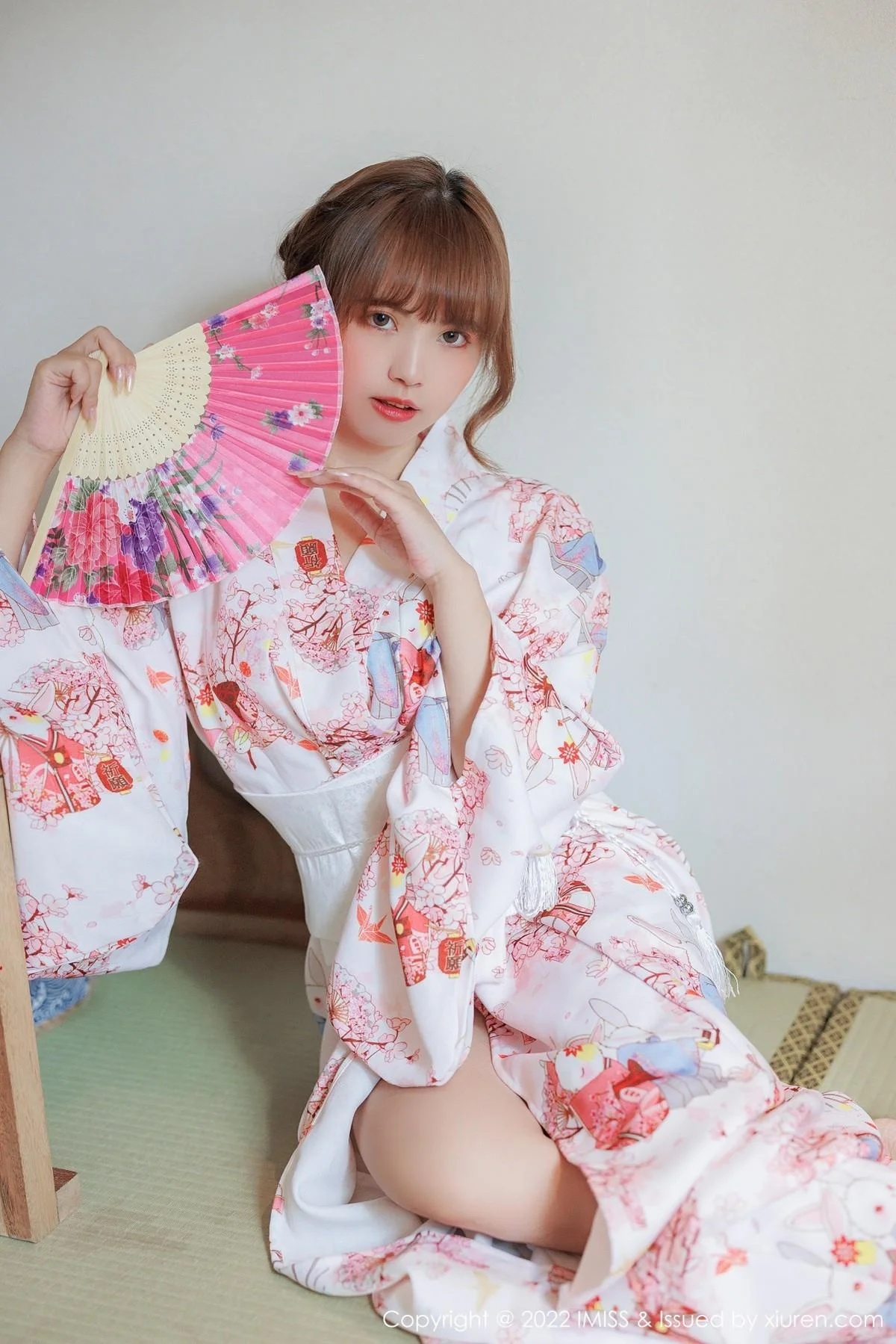 张思允Nice云南心愿旅拍半脱和服露蕾丝内衣完美绝美写真 第 3 张