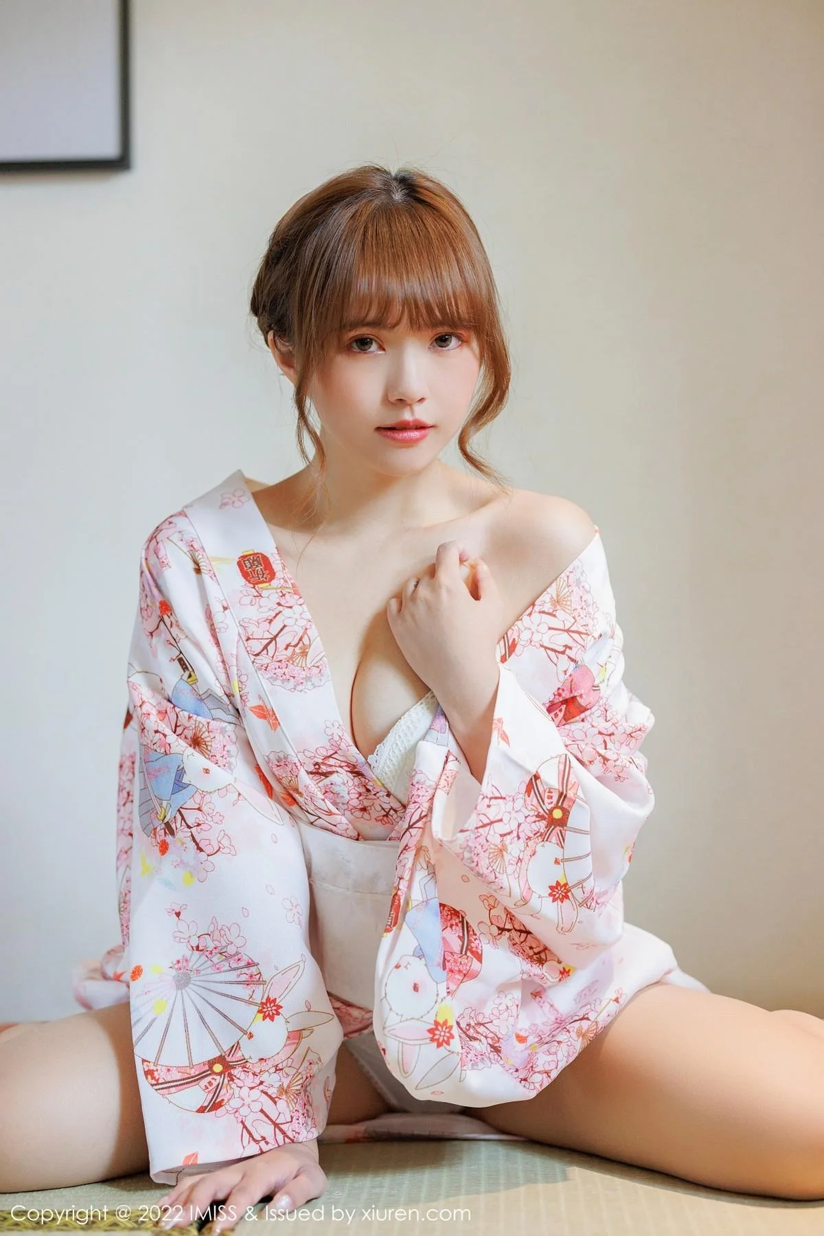 张思允Nice云南心愿旅拍半脱和服露蕾丝内衣完美绝美写真 第 33 张