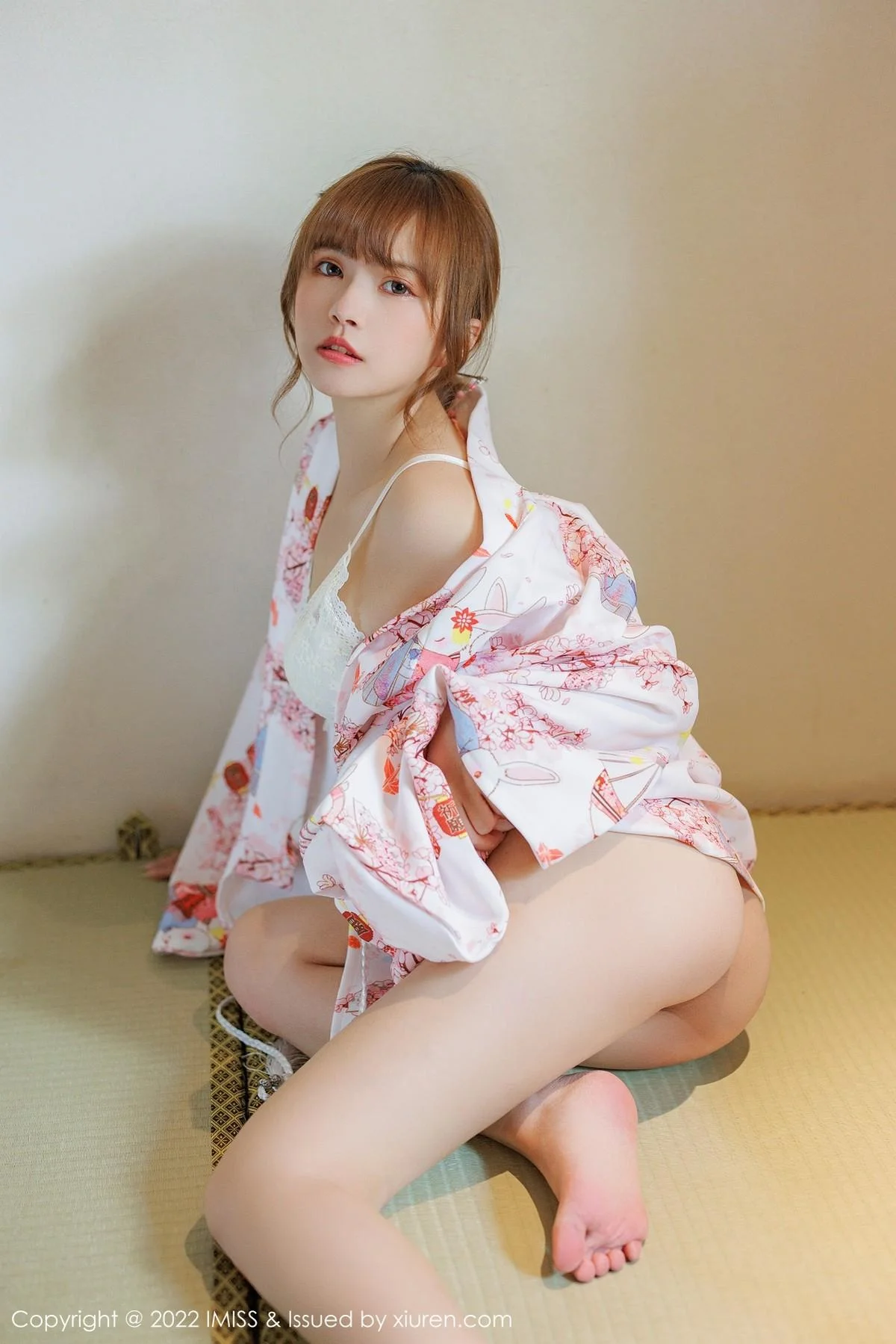 张思允Nice云南心愿旅拍半脱和服露蕾丝内衣完美绝美写真 第 42 张