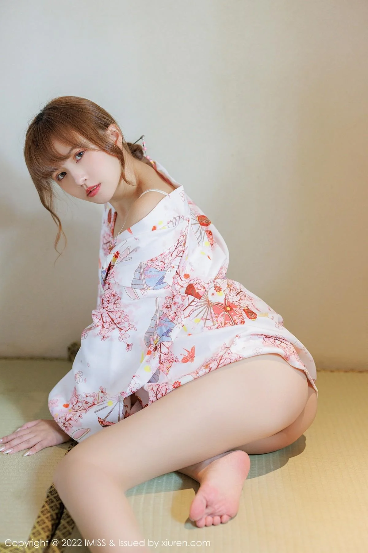张思允Nice云南心愿旅拍半脱和服露蕾丝内衣完美绝美写真 第 47 张