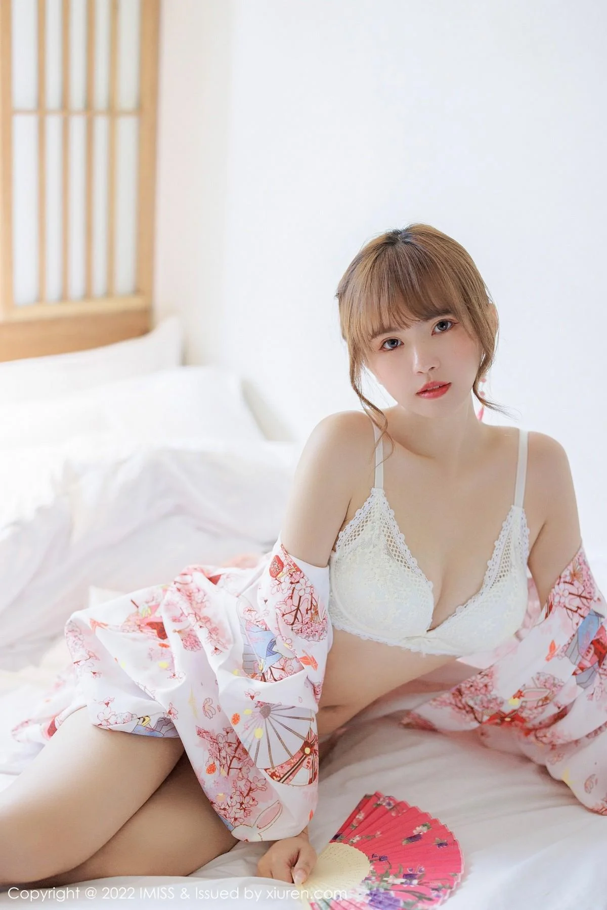 张思允Nice云南心愿旅拍半脱和服露蕾丝内衣完美绝美写真 第 62 张