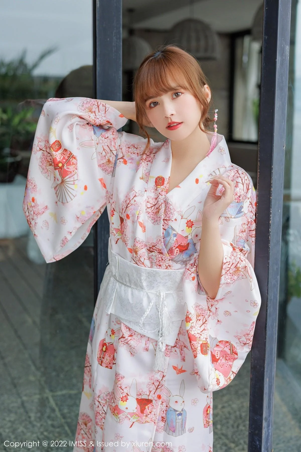 张思允Nice云南心愿旅拍半脱和服露蕾丝内衣完美绝美写真 第 91 张