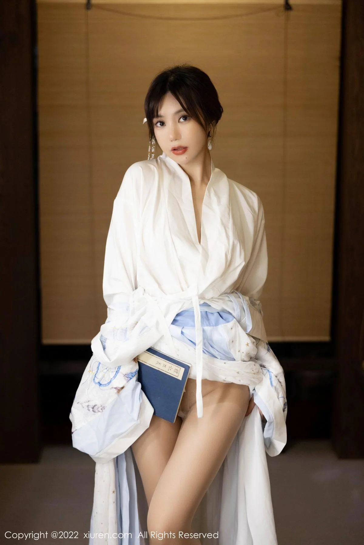 绮里嘉ula私房日式风性感和服配超薄无内肉丝极致绝美写真 第 12 张