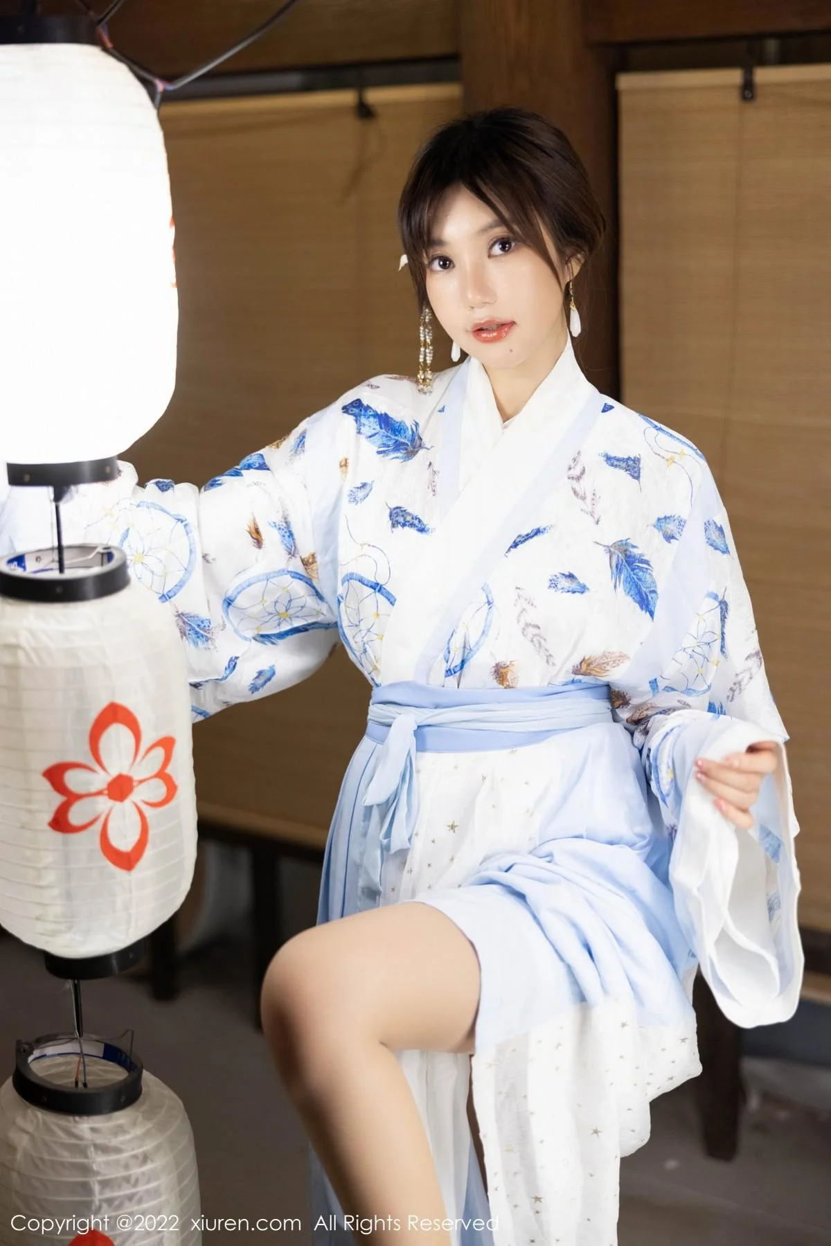 绮里嘉ula私房日式风性感和服配超薄无内肉丝极致绝美写真 第 4 张