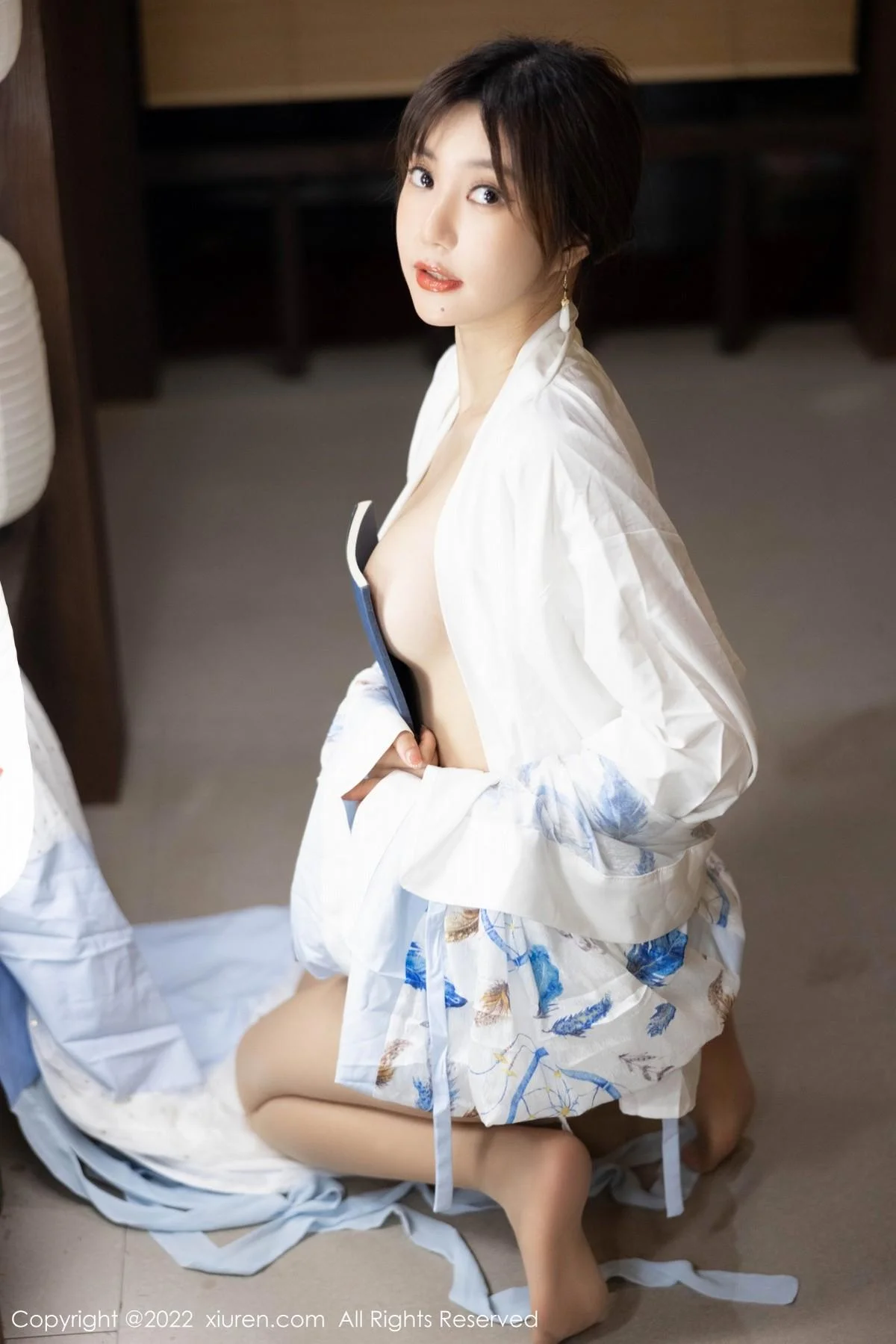 绮里嘉ula私房日式风性感和服配超薄无内肉丝极致绝美写真 第 65 张