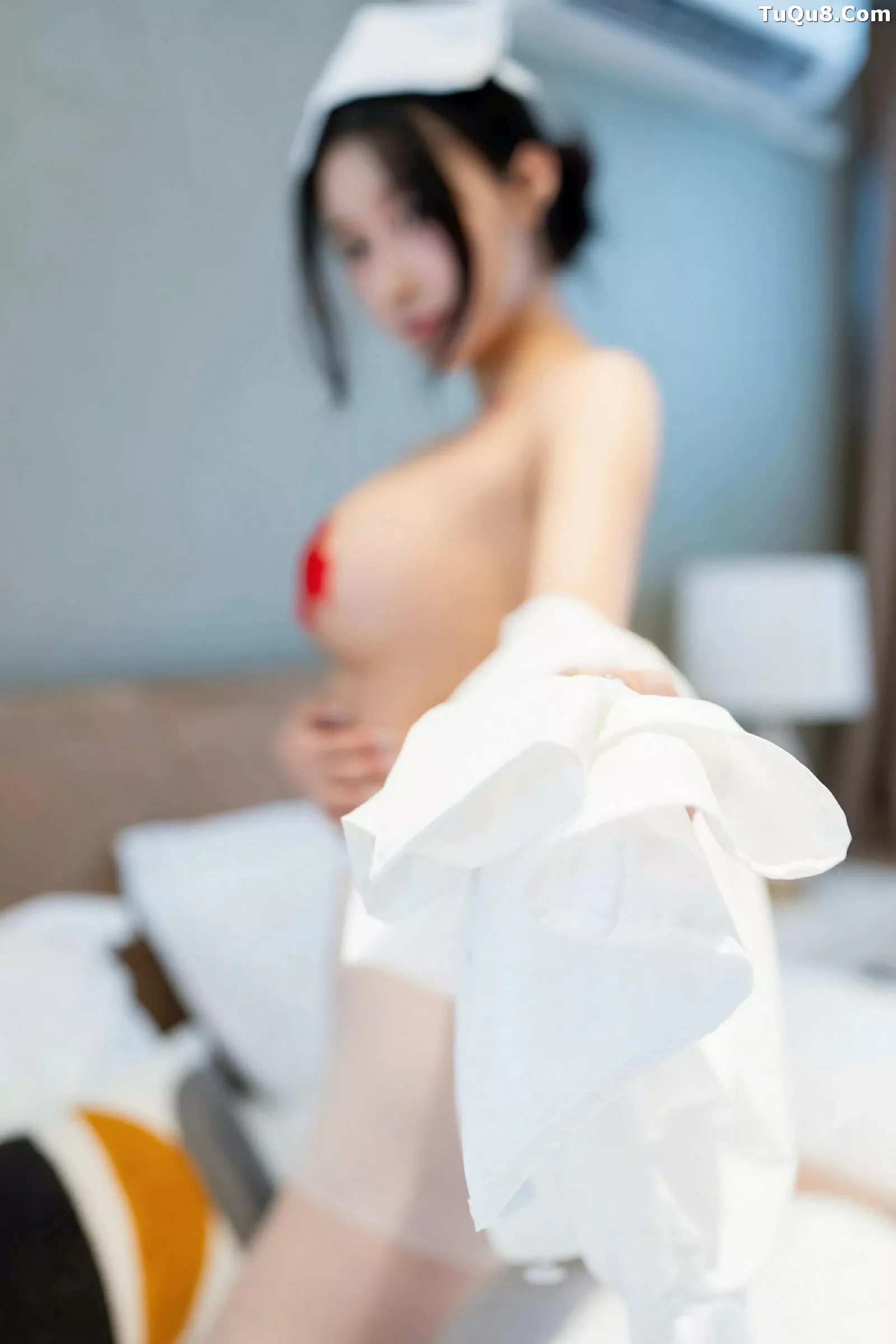 木森vita性感白色护士制服露丰满身材胶带遮点绝美写真 第 58 张